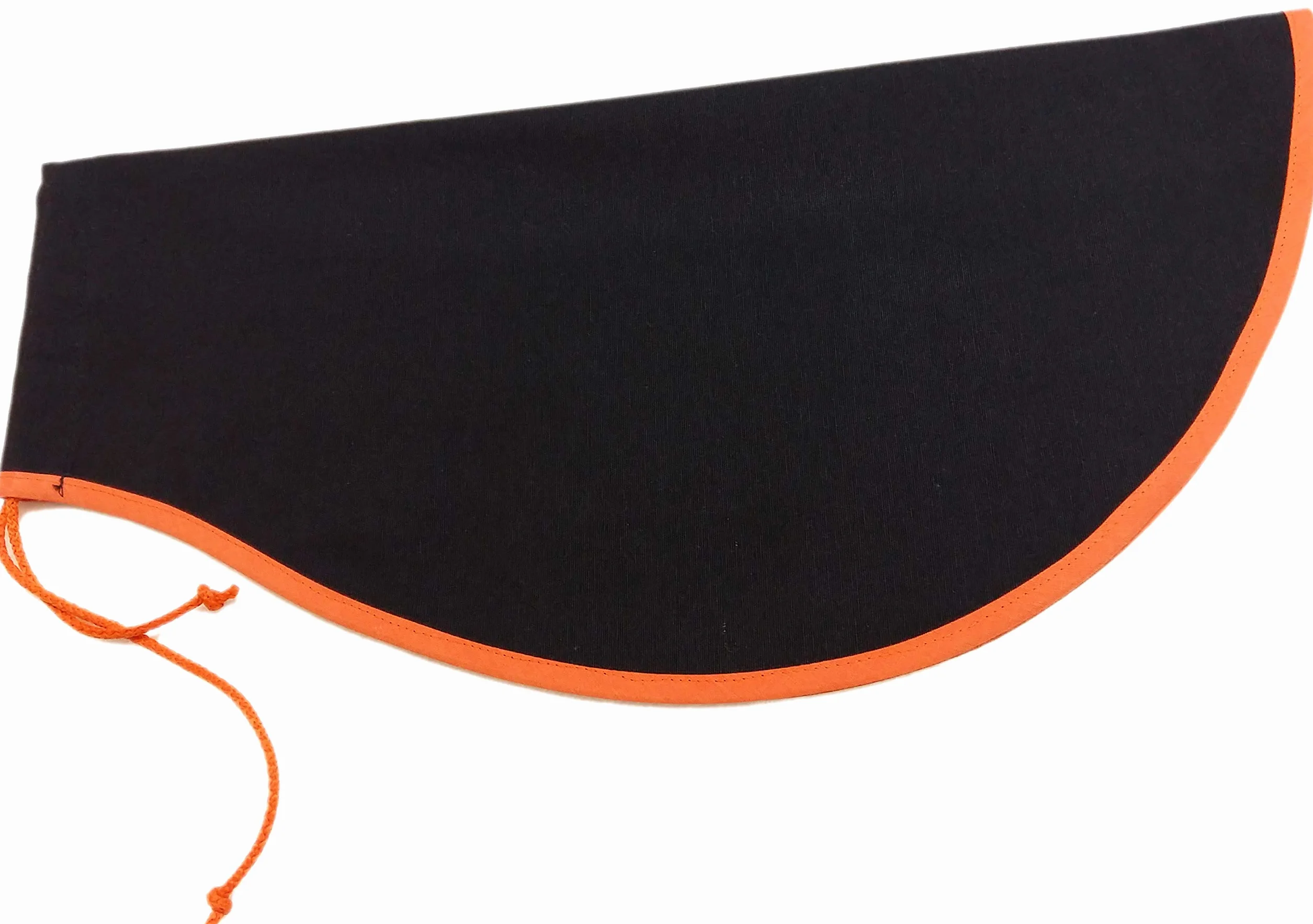 Jamonprive Couvre Jambon Noir Bordure Orange pour Serrano Ibérique Prosciutto