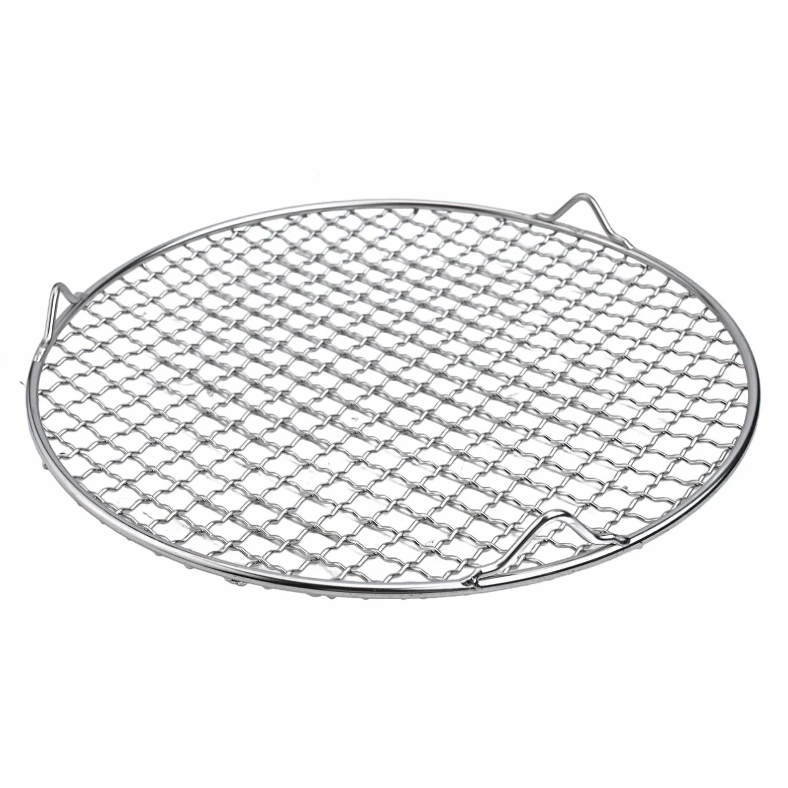 Grille de refroidissement ronde acier inoxydable 201 13-35 cm pour cuisson vapeur barbecue friteuse air 26 cm