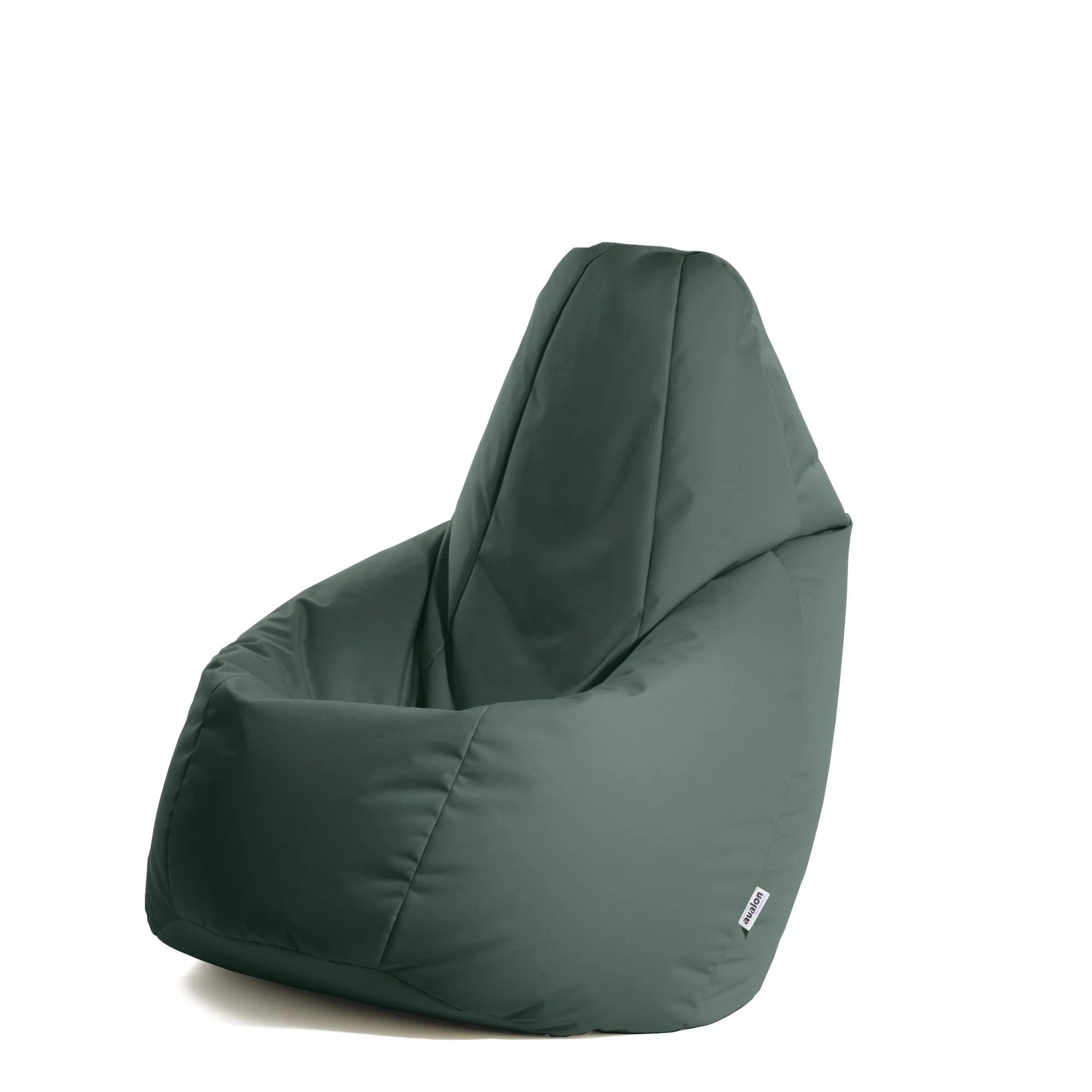 Avalon Jive Pouf rembourré en tissu technique indéchirable, taille S Vert foncé