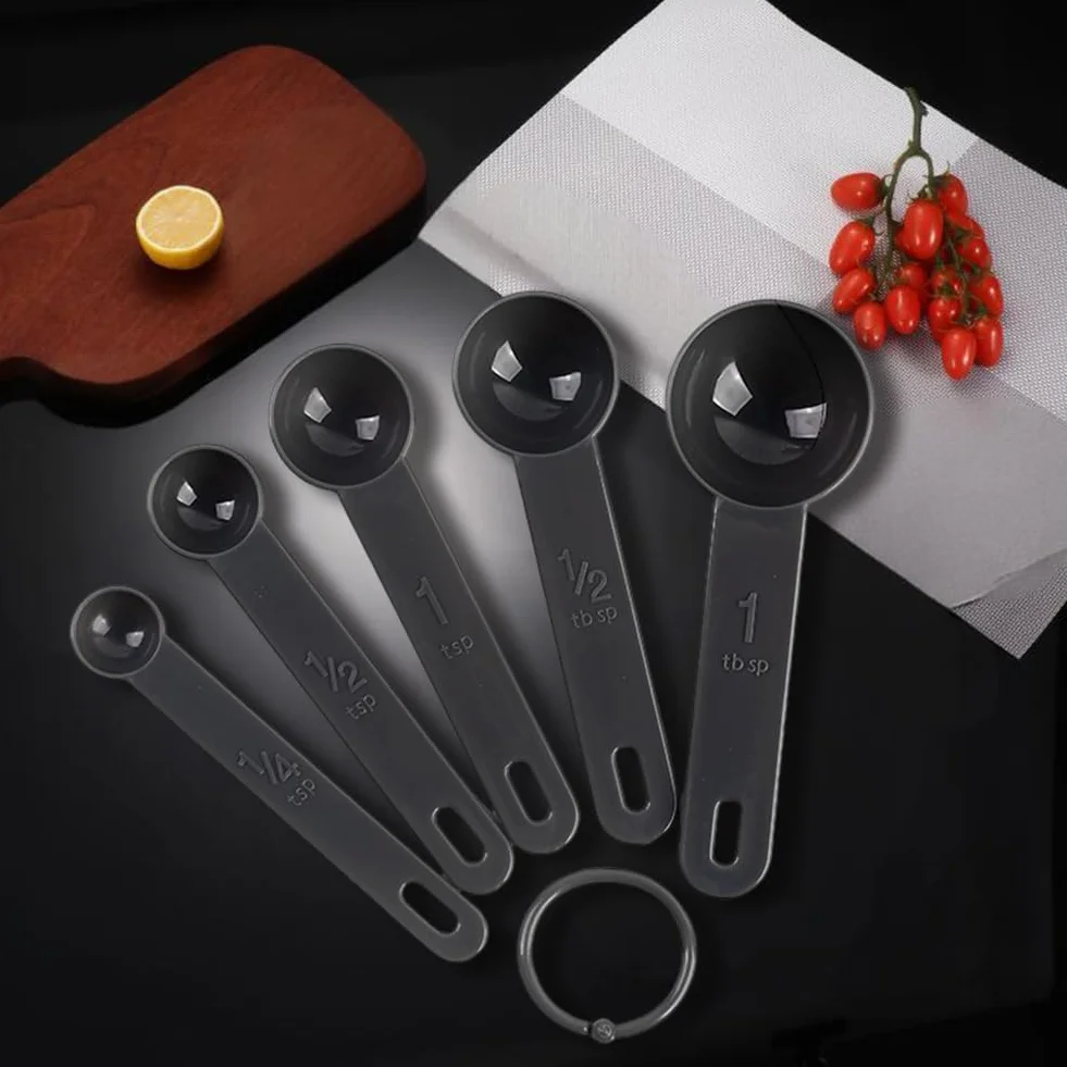 Ensemble de Tasses et Cuillères à Mesurer 10 Pièce Universelles Faciles à Lire Outil de Cuisine Emboîtable