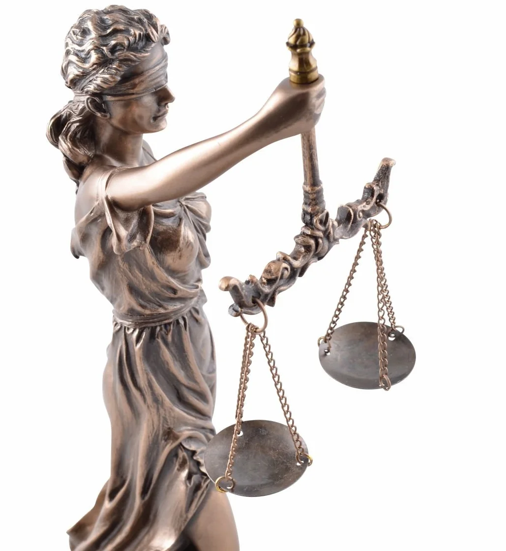 Veronese Figurine Justitia déesse de la Justice 33 cm Sculpture