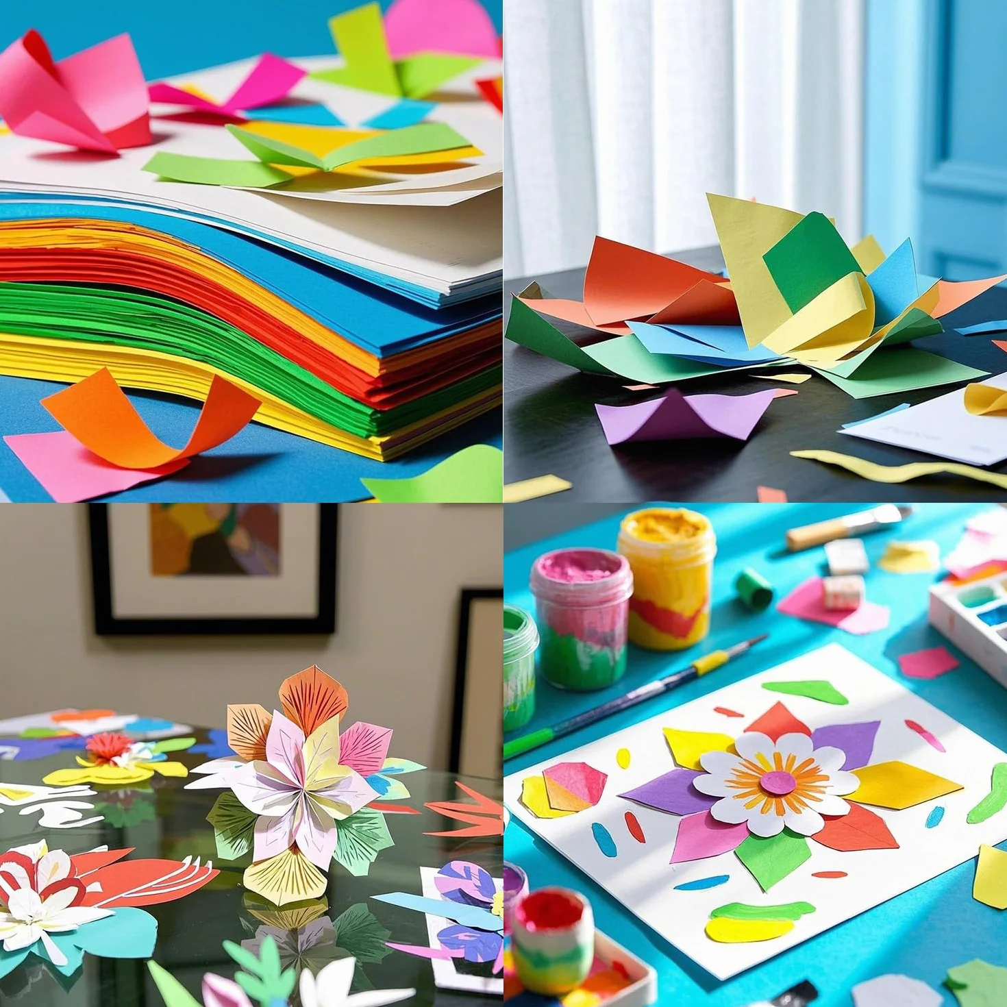 Papier Cartonné A4 180 g/m² 8 Couleurs 80 Feuilles