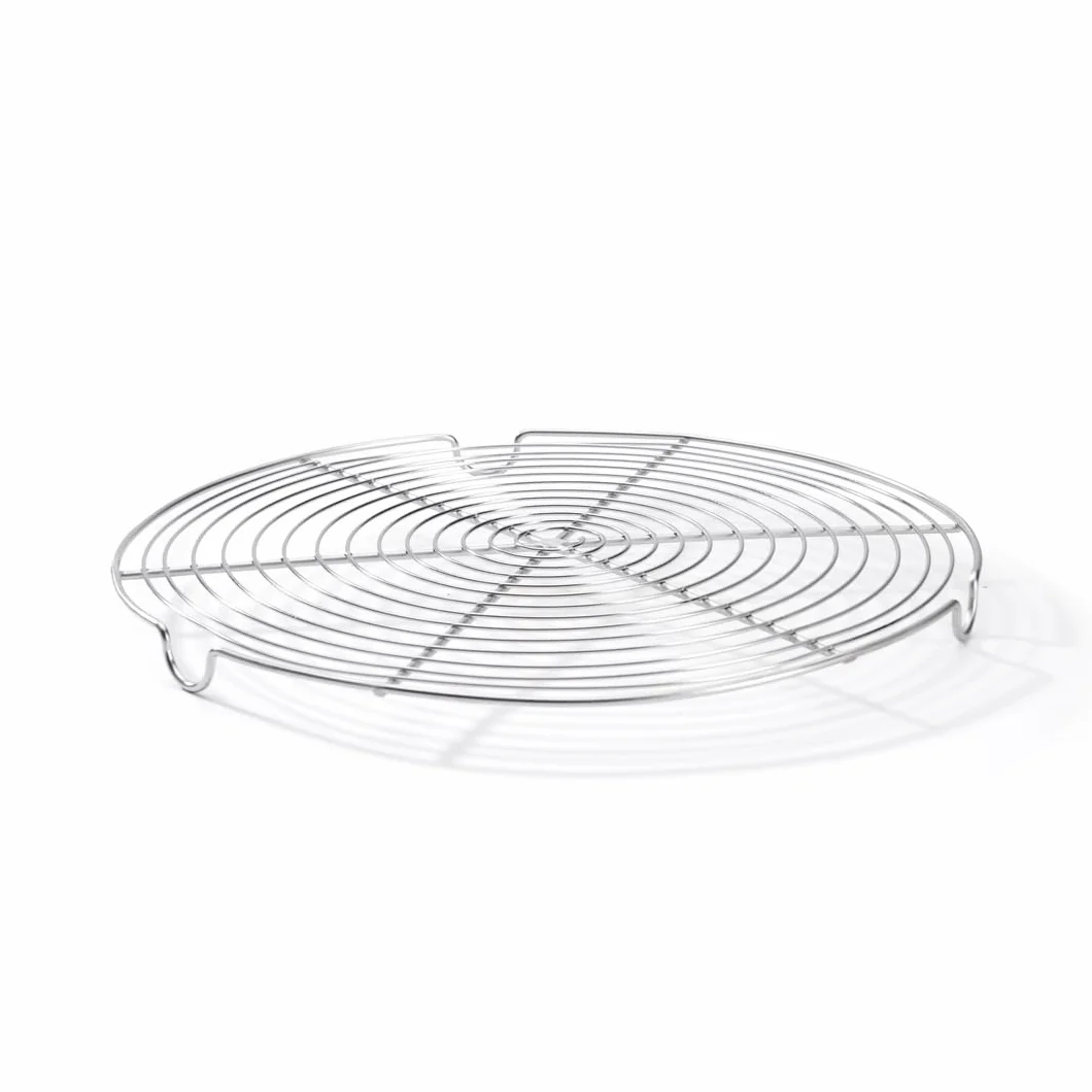De Buyer Grille ronde inox 3 pieds Diamètre 28 cm Argent