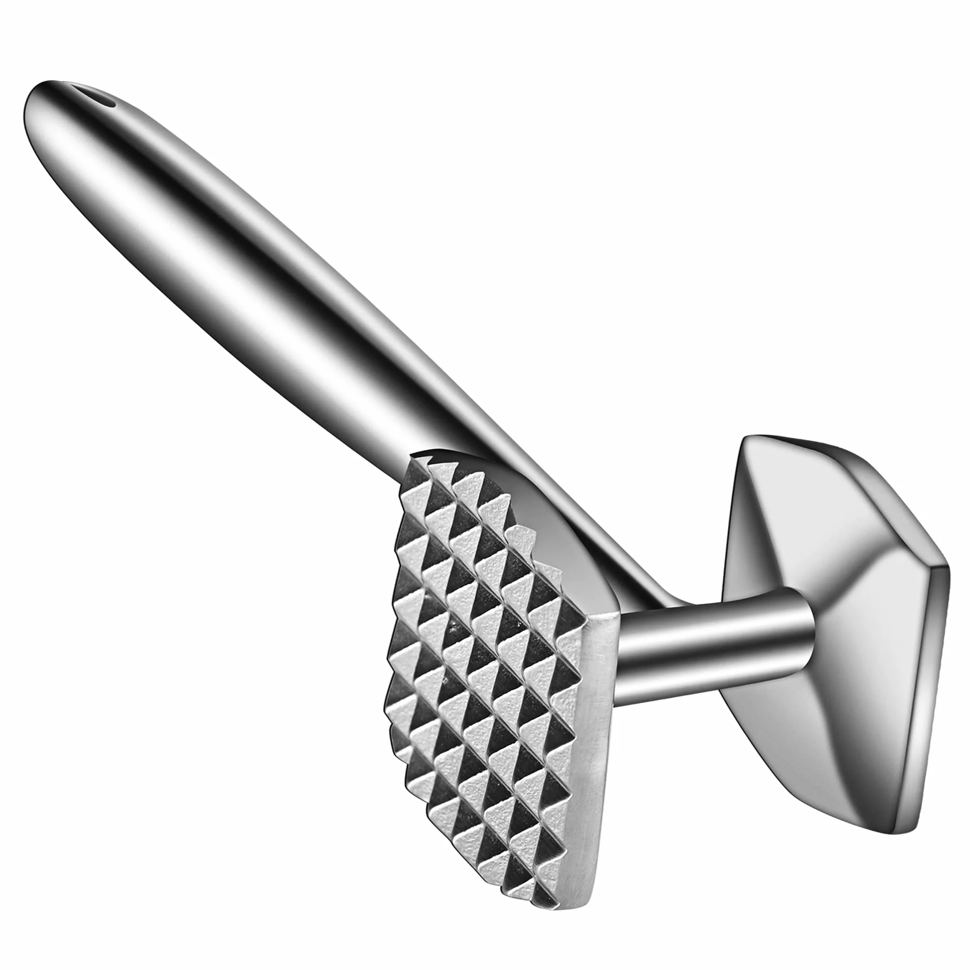 Aliglow Marteau Attendrisseur de Viande en Métal avec Poignée Ergonomique