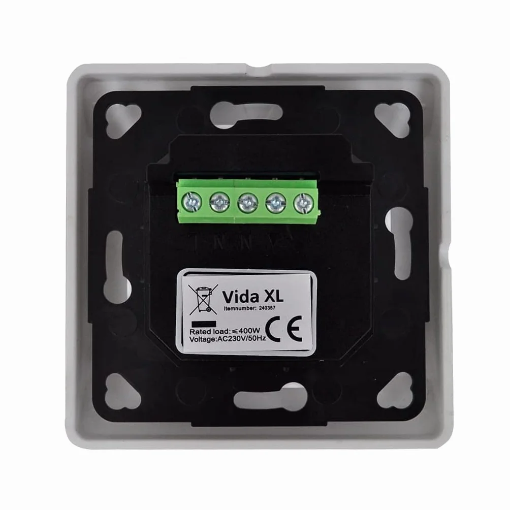 vidaXL Régulateur pour Moteur Rotatif avec Minuterie Programmable