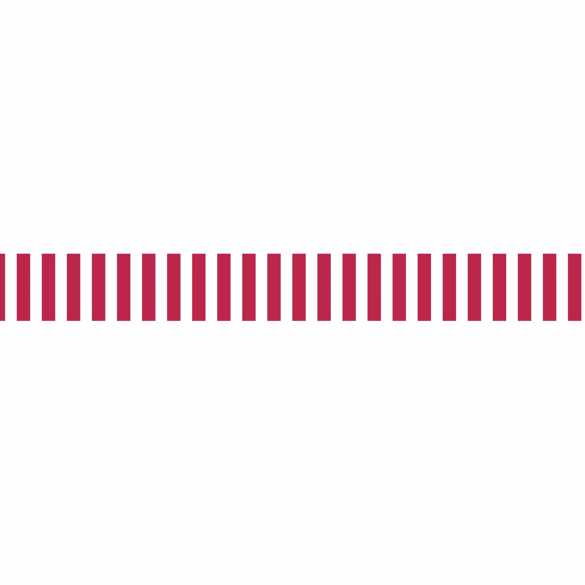 Plage Frise décorative adhésive Rayures Tendance Rouge Fushia 10 cm x 300 cm