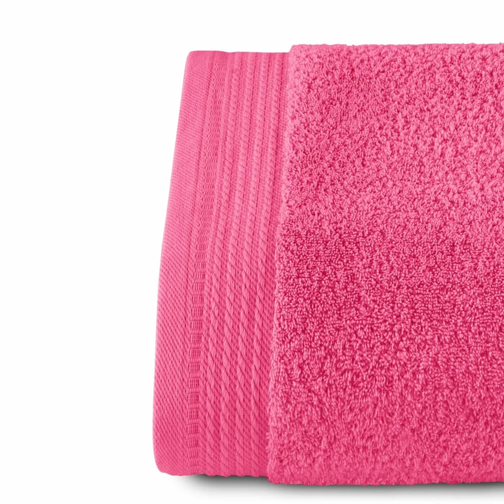 Grandes Serviettes de Bain 70x140 cm 100% Coton 600 Grammes Fraise