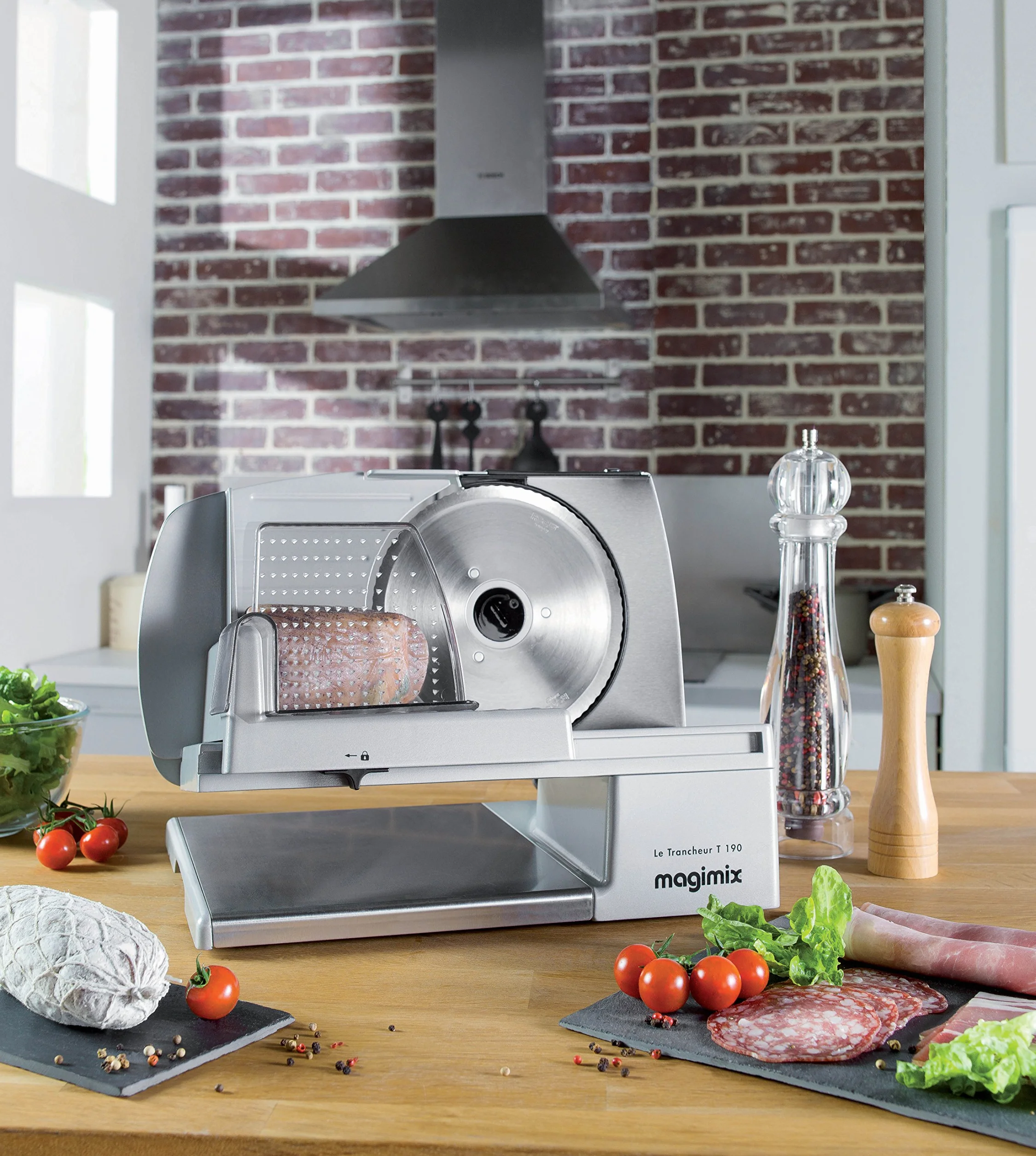 Magimix Trancheuse Électrique T190 Lame Inox Crantée 19 cm 150 W