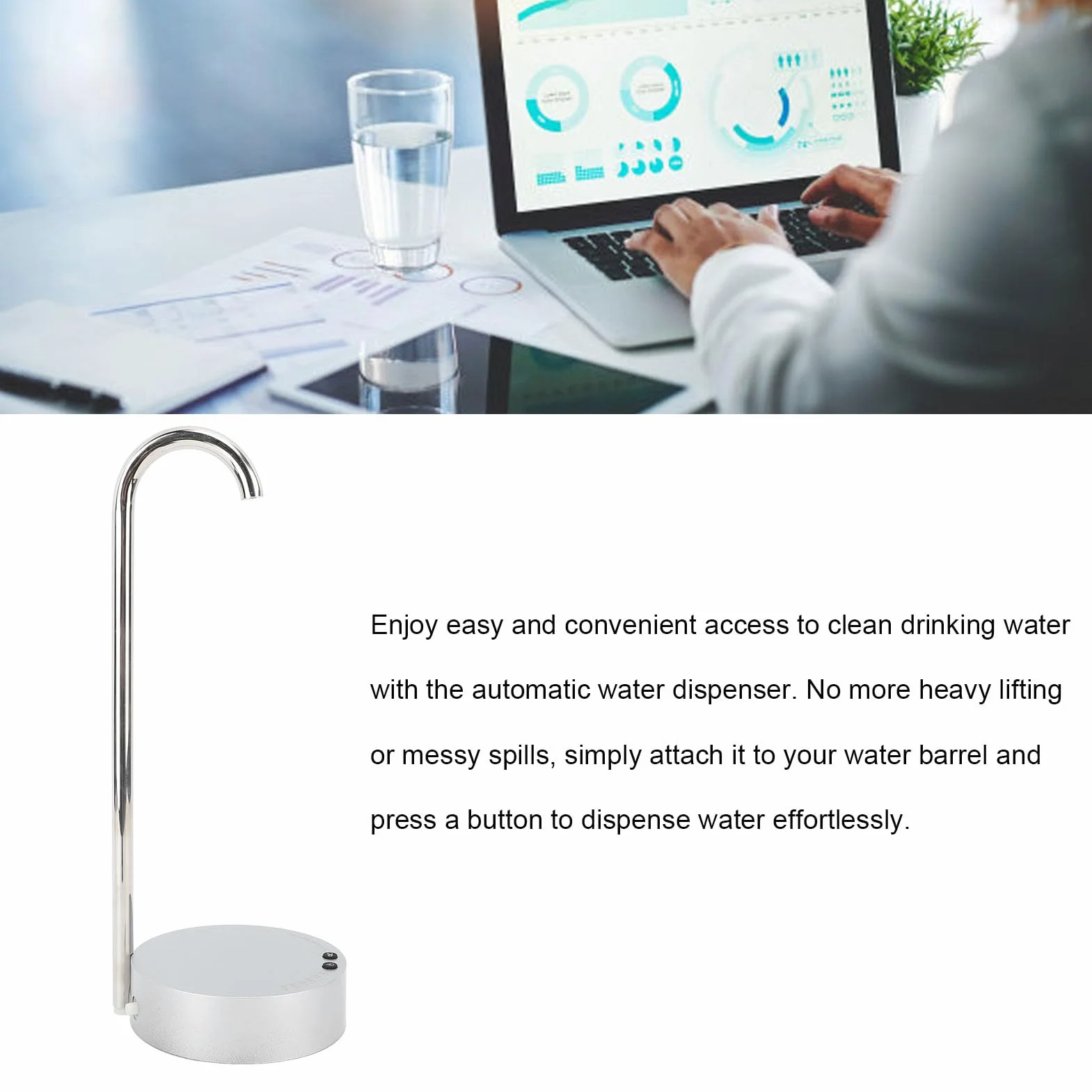 Distributeur d'eau de Bureau Intelligent Pompe Automatique Électrique