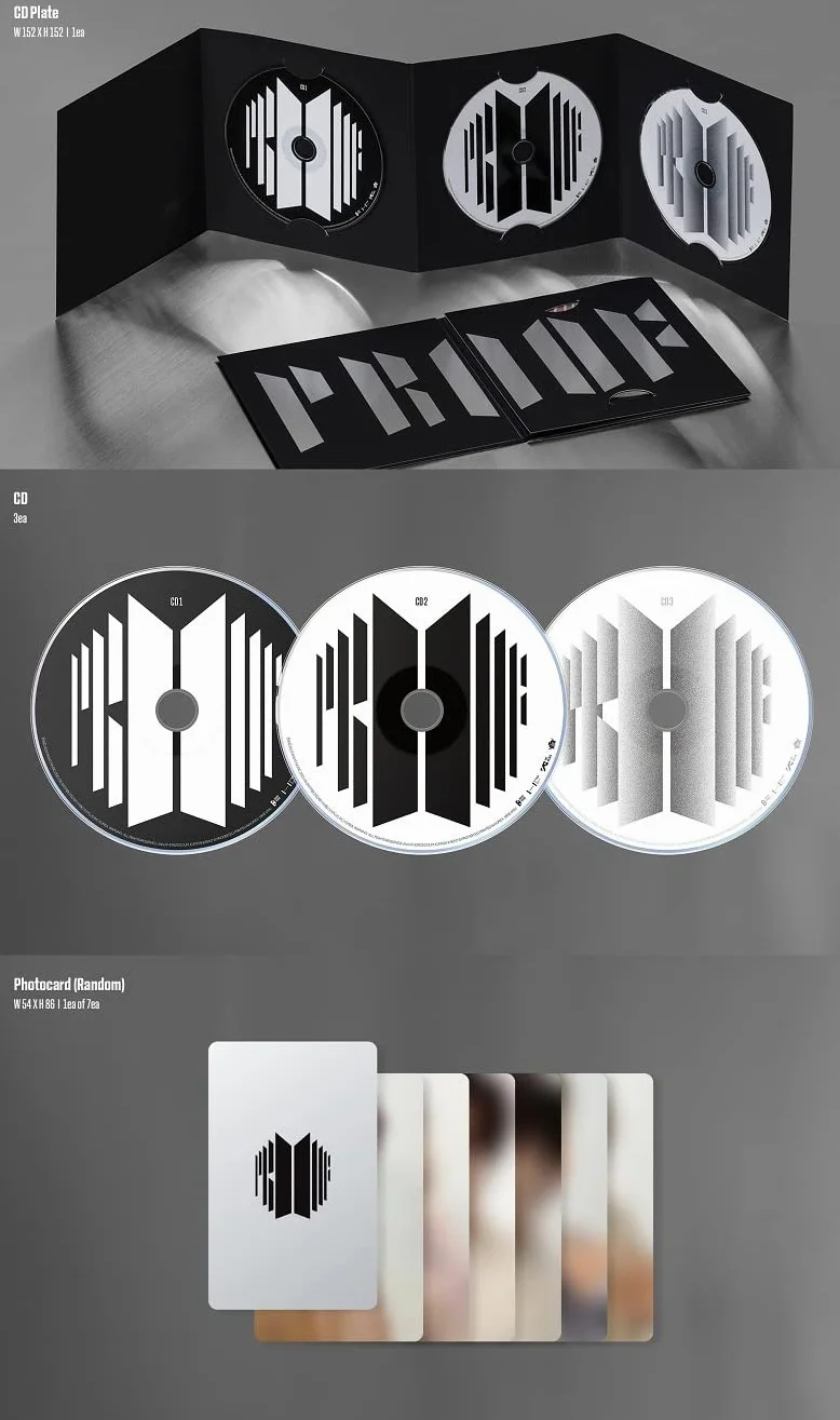BTS PROOF COMPACT EDITION Anthology Album 3 CDs Photocard Poster