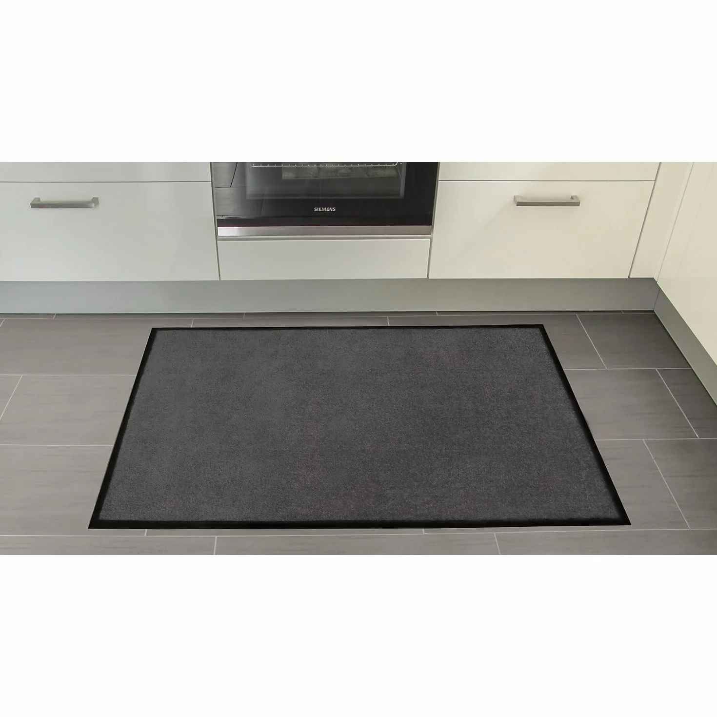 Eurokraft Tapis de propreté intérieur 1500 x 900 mm Gris foncé