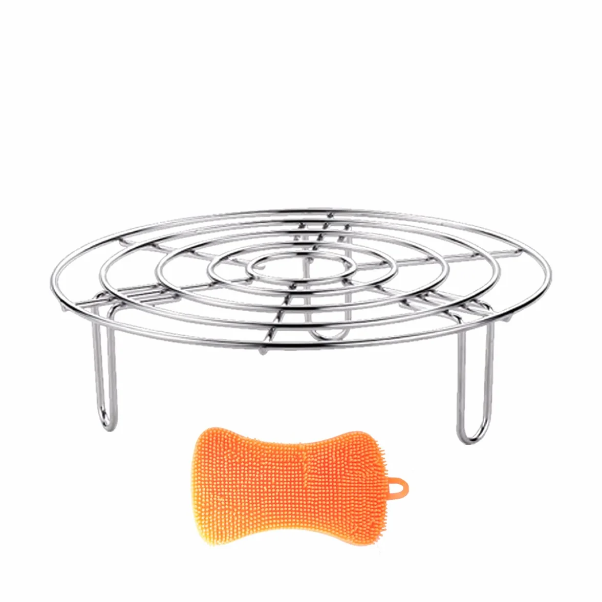 FANGZ Grille de cuisson acier inoxydable 40 cm pour cuisson vapeur rôtissage