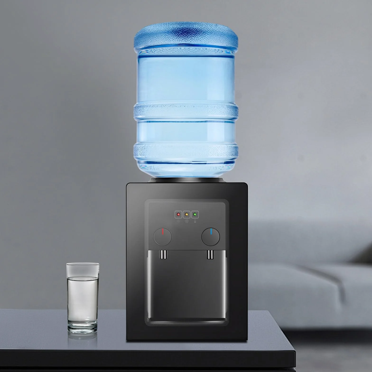 Fontaine à Eau Chaude et Froide Distributeur Eau électrique 550 W 3,5 l 10 l 18 l pour Bureau