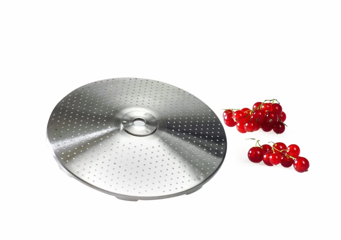 Grille Extra Fine Acier Inoxydable pour Moulin à Légume GSD 40 110-6 1 mm Argent