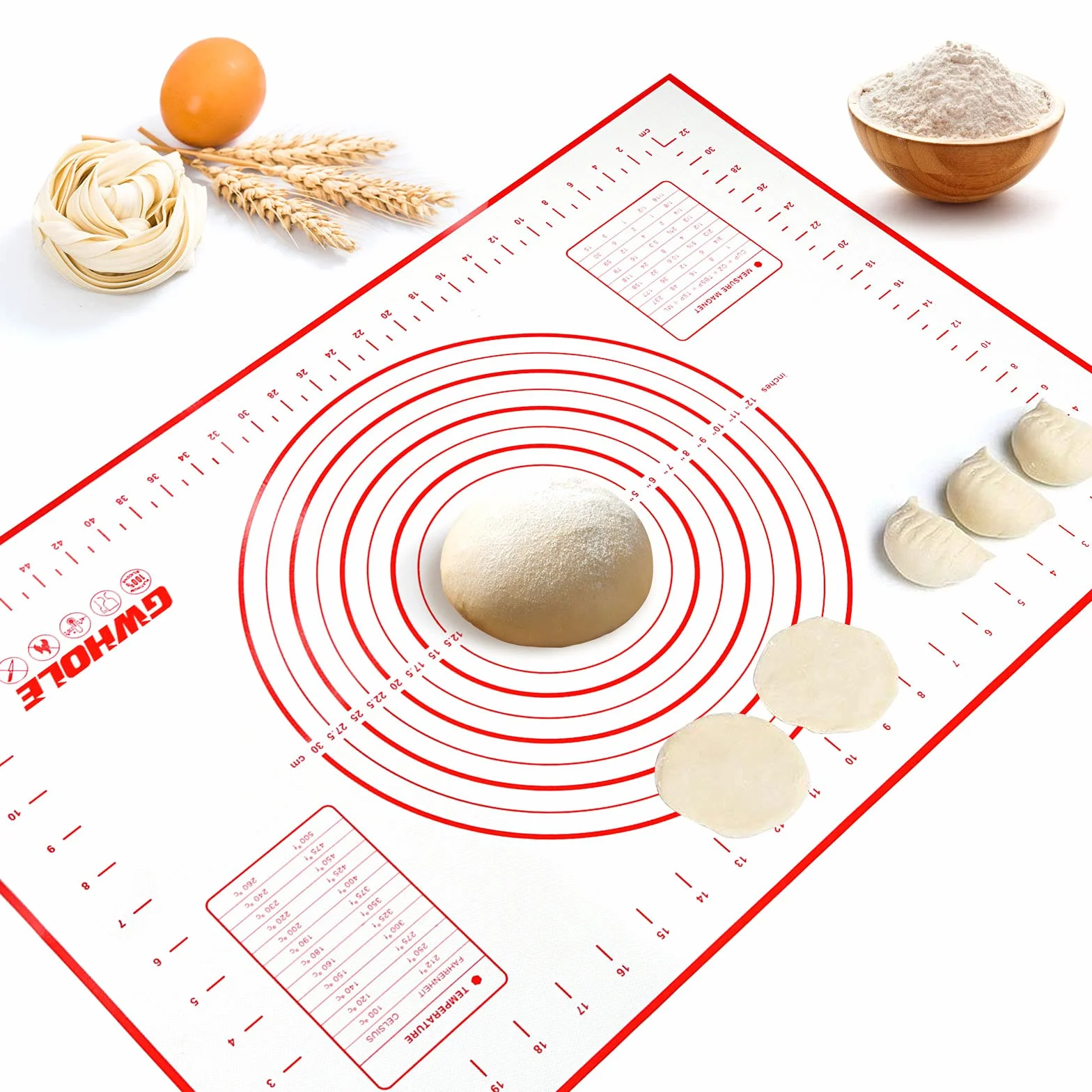 Tapis de Cuisson en Silicone Anti-adhésif 60 x 40 cm