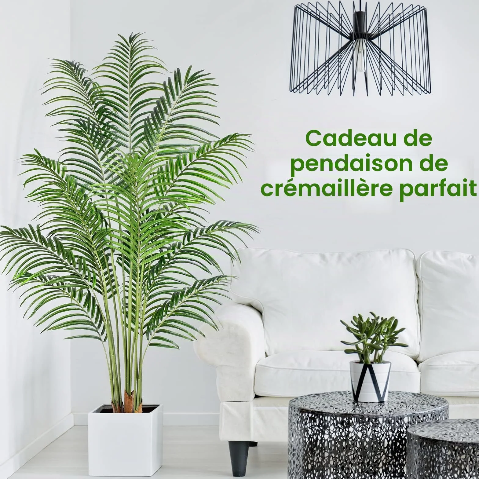 Sztuczna Palma Areca 180cm Fikus Plastikowy Roślina Dekoracyjna