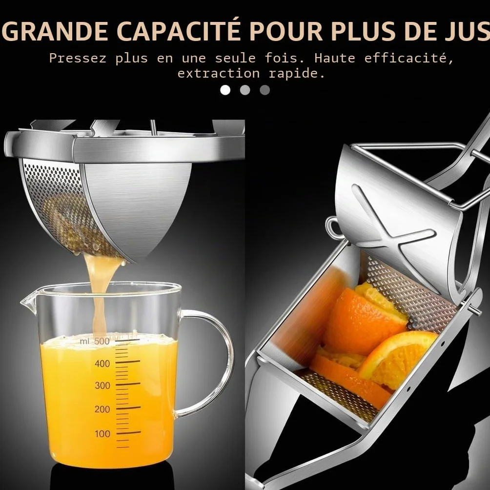 Presse-purée professionnel inoxydable avec grattoir à pâte, lave-vaisselle