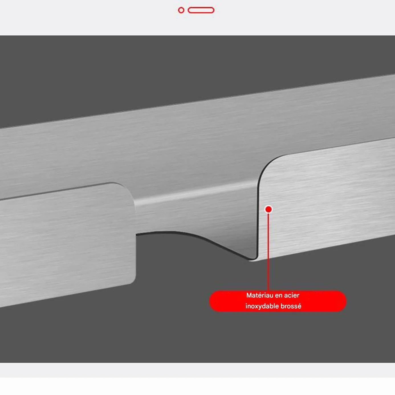 Manolyee Support pour Pelle à Pizza - Étagère Murale en Inox pour Ustensiles de Cuisine