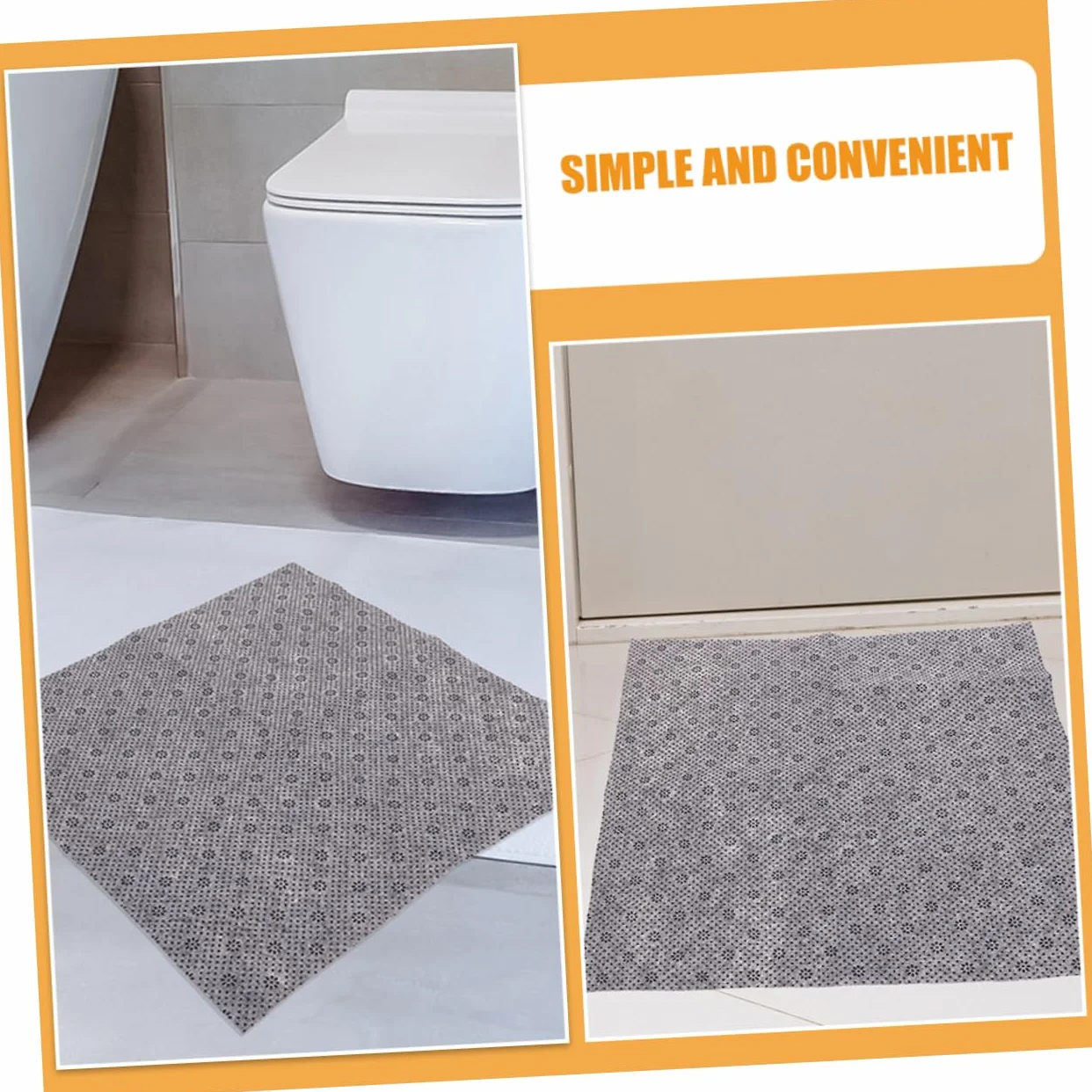 Tissu Non Tissé Antidérapant pour Tapis et Projets DIY, Large Application Allées Créations Artisanales