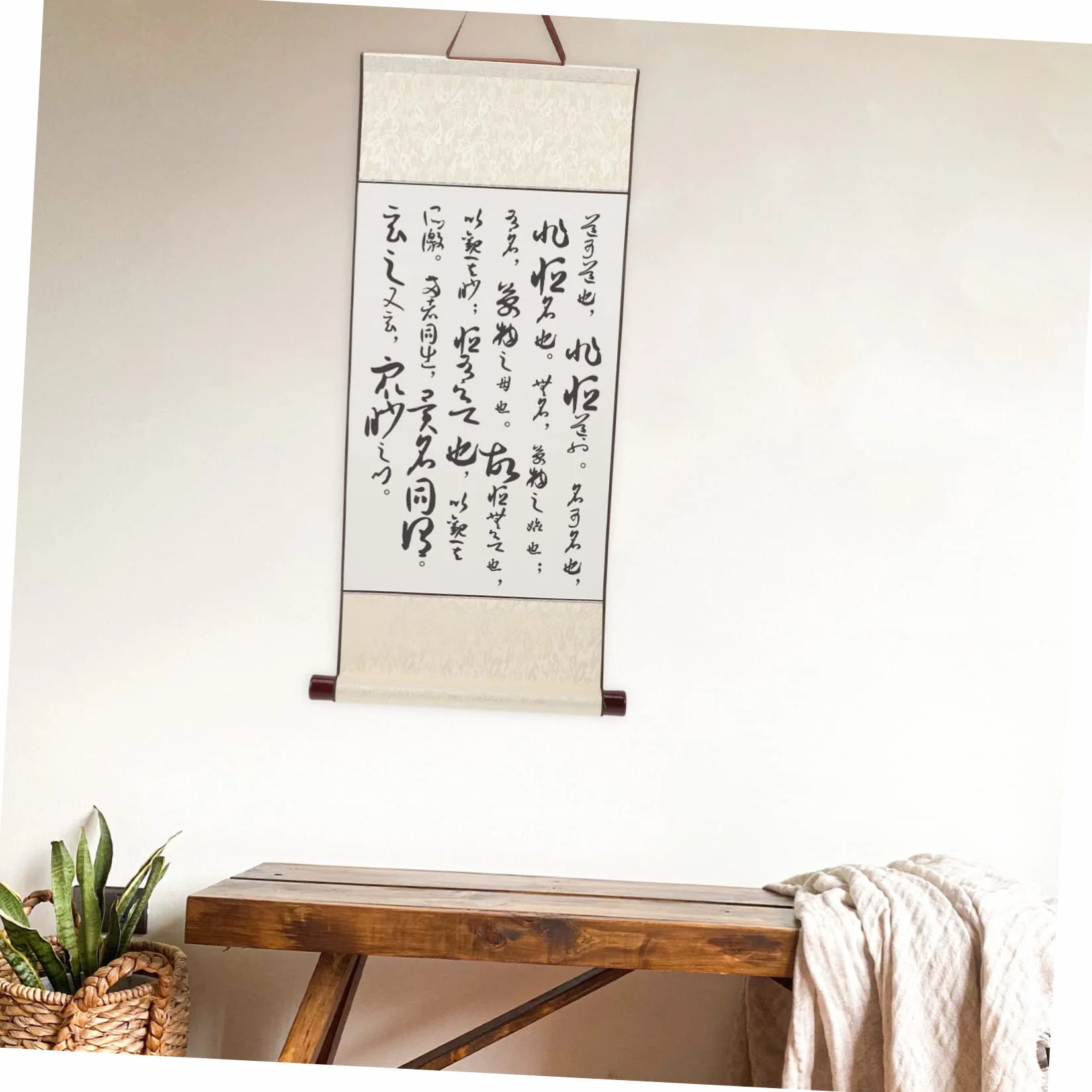 Rouleau en Papier Xuan Solide Parchemin Beige pour Calligraphie Chinoise et Peinture à L'encre