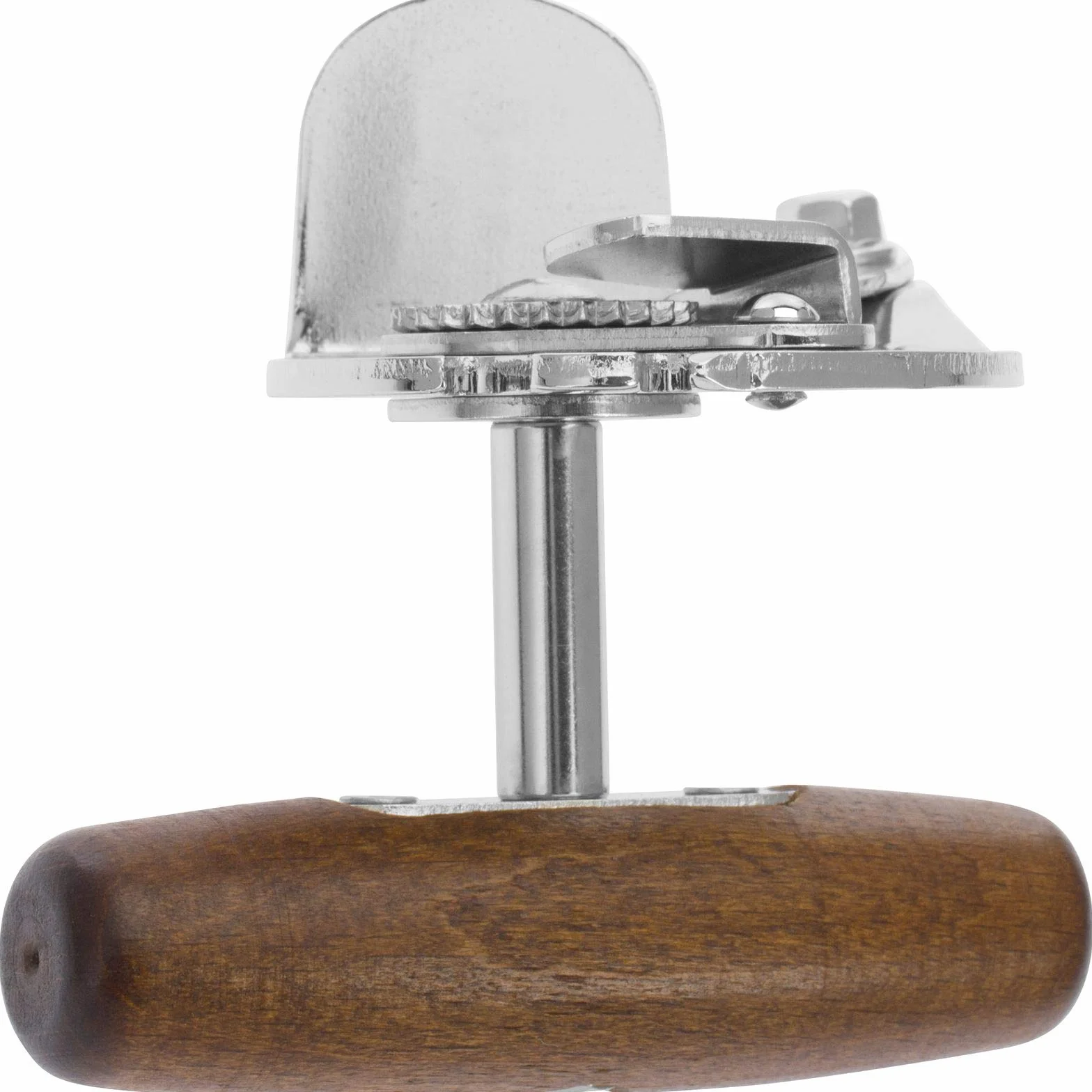 Westmark Ouvre-boîtes Professionnel Acier Bois pour Boîtes de Conserves Taille Gastronomique Gris et Marron Foncé
