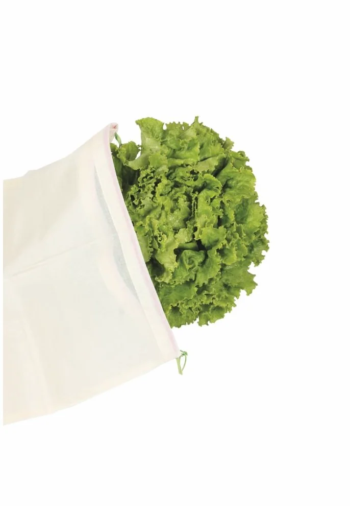 Ecodis 3 Sacs réutilisables XL légumes coton bio