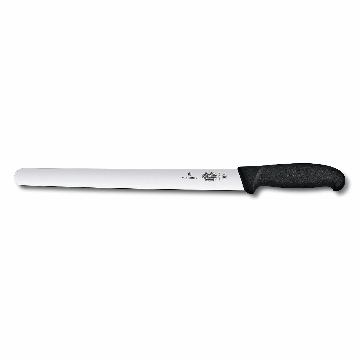 Victorinox Fibrox Couteau à jambon 30 cm Lame lisse Inox Noir