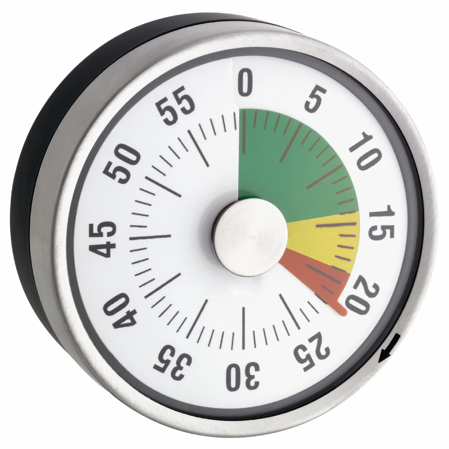 TimeTEX Durée de Horloge automatique compact Disque déporté aimant 78 mm sans piles