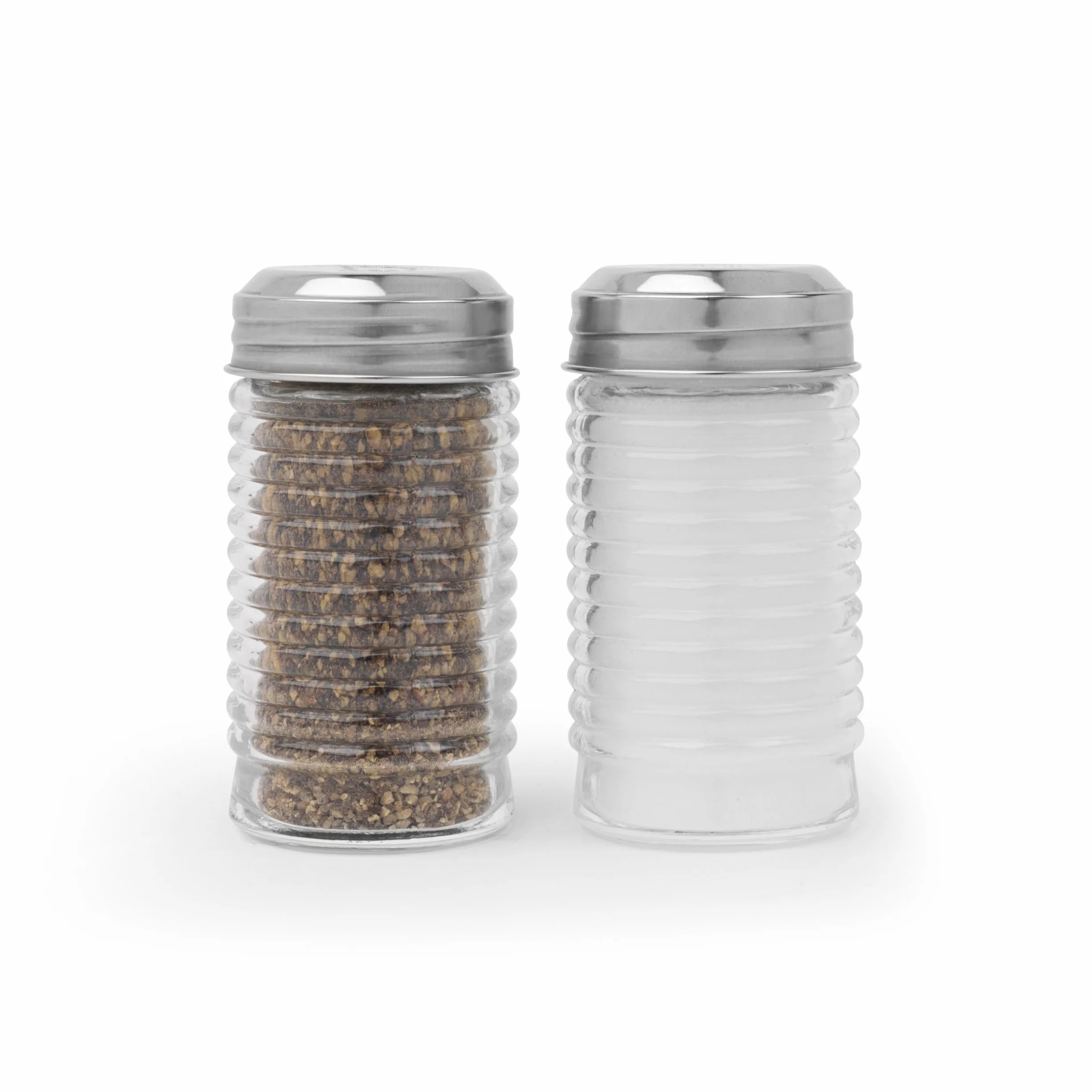 Salter 751 CLXR Ensemble Salière et Poivrière en Verre Sodocalcique, Lot de 2