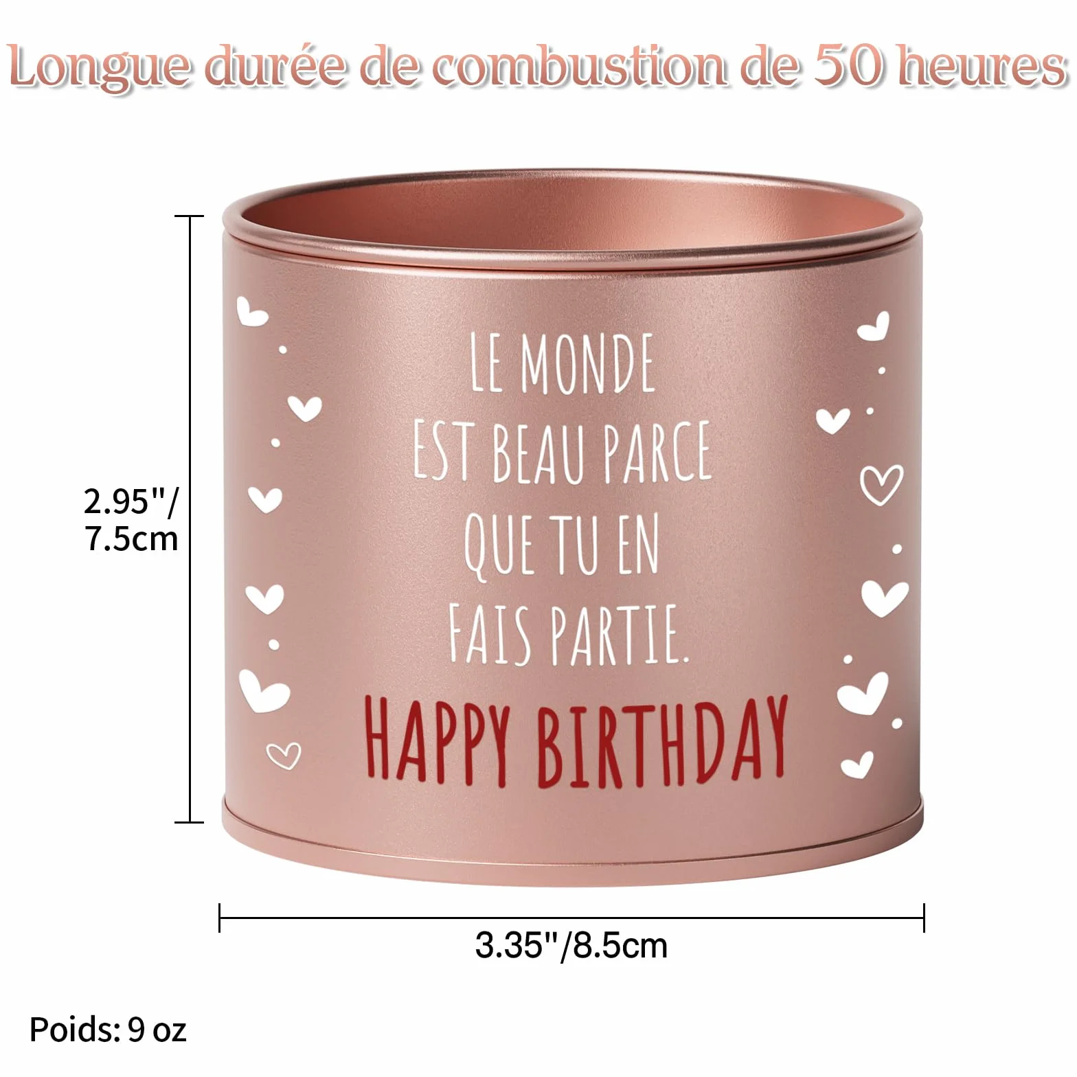 Bougie Parfumée Cadeau Anniversaire Femme Idée Cadeau Maman Original