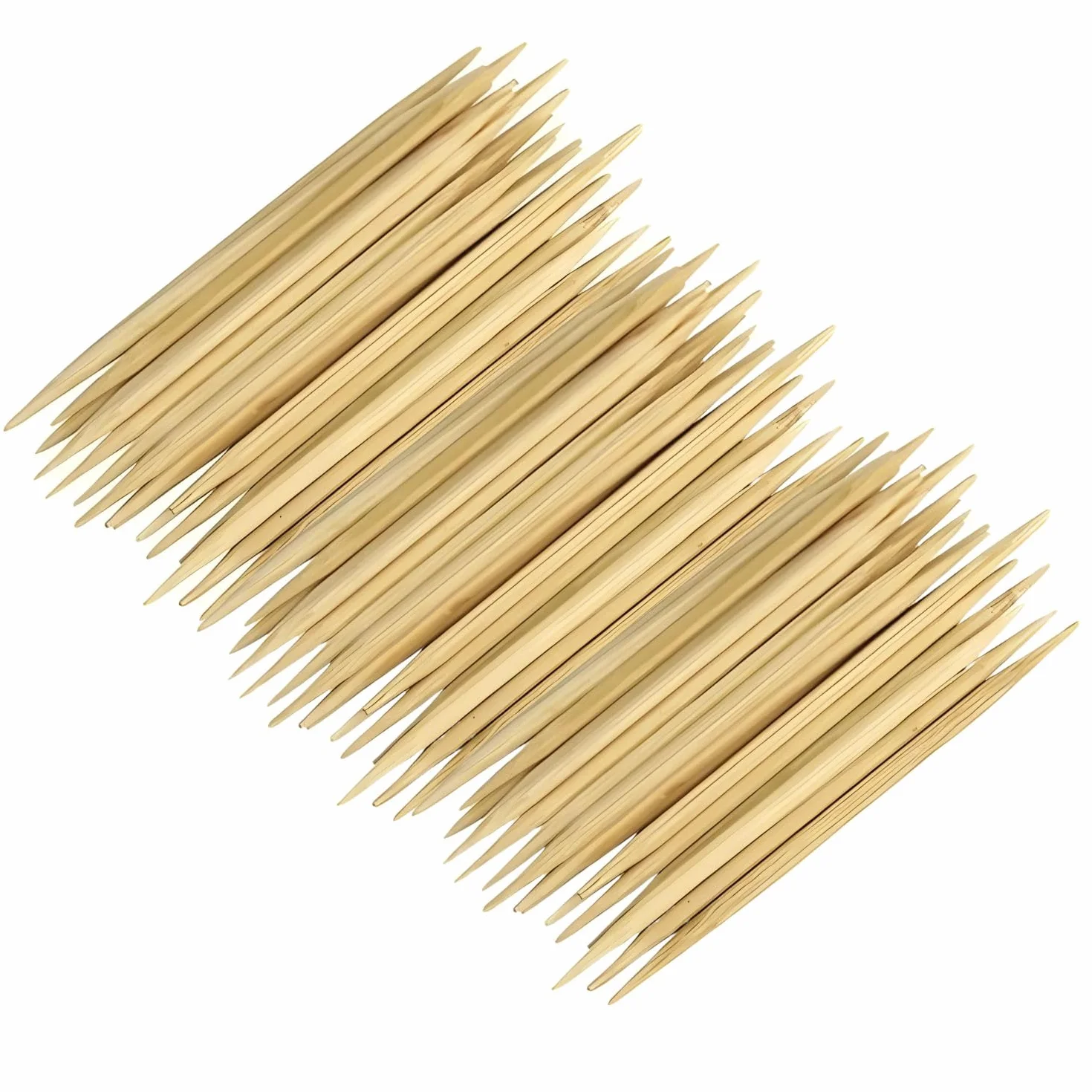 Cure Dents en Bambou Lot de 1000 - Hygiène Dentaire, Pics Apéro - Bois