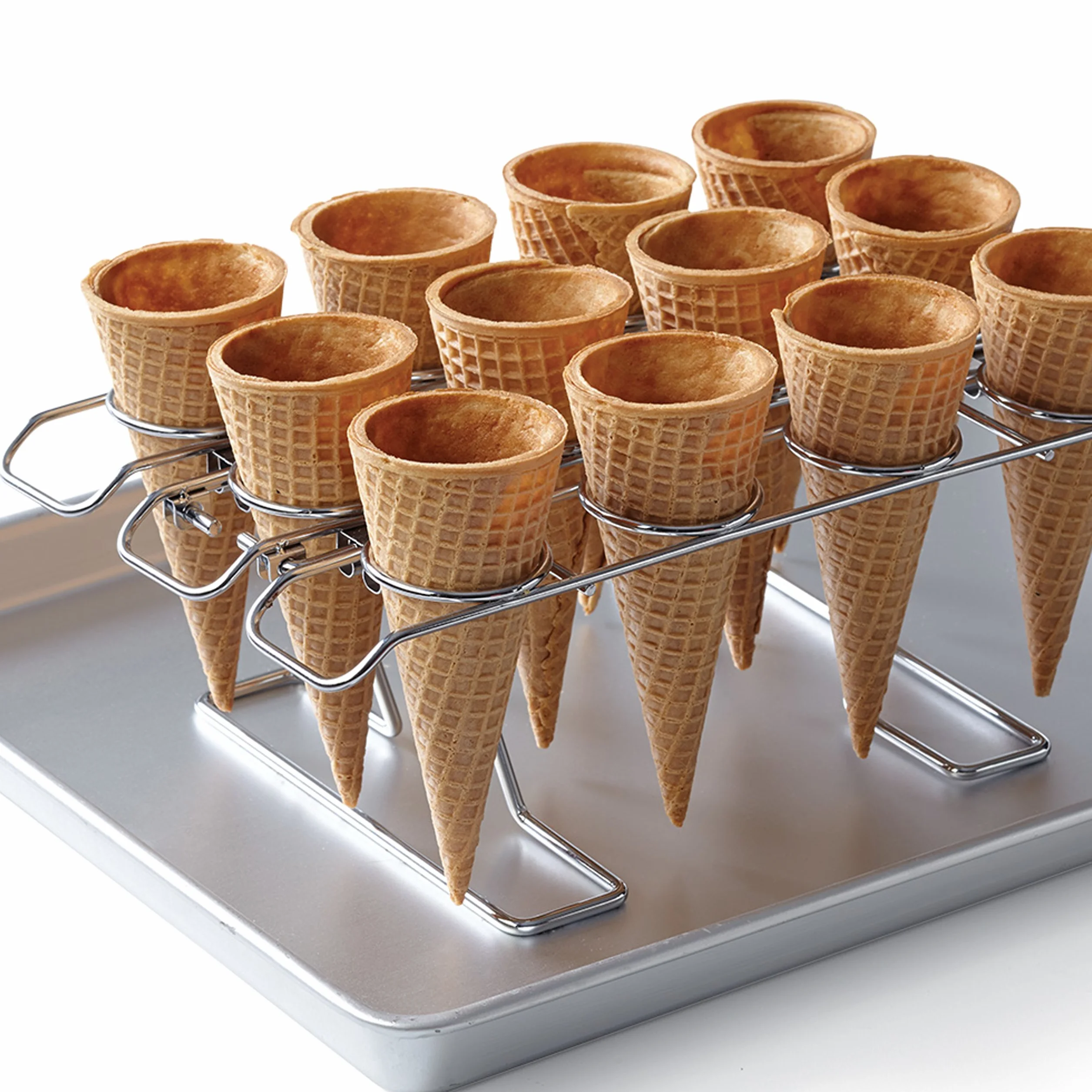 Grille à Cônes pour Cupcakes, 12 Trous pour Cônes à Glace