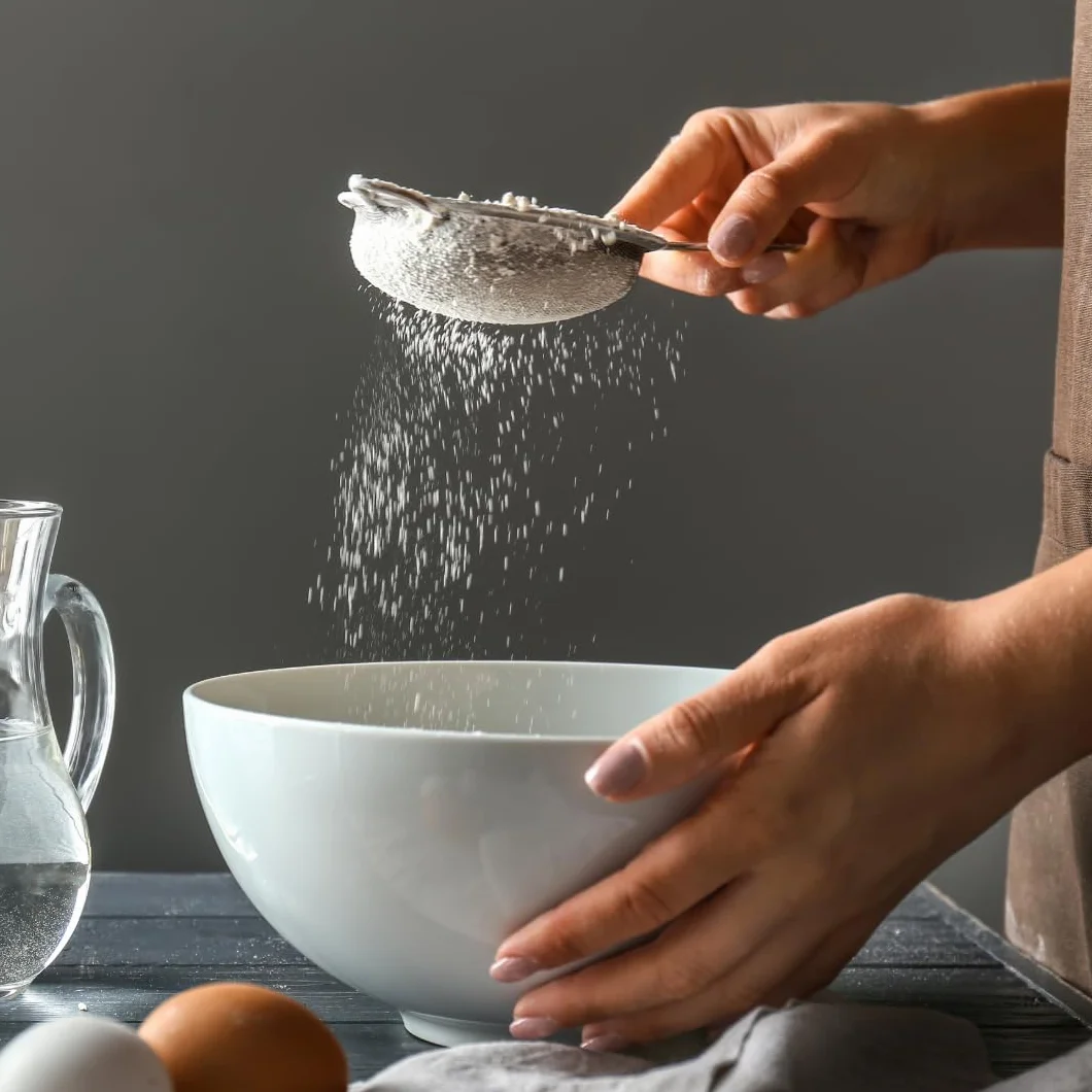 Passoire à Maille Fine en Acier Inoxydable 8cm - Tamis de Cuisine pour Cuisson et Pâtisserie