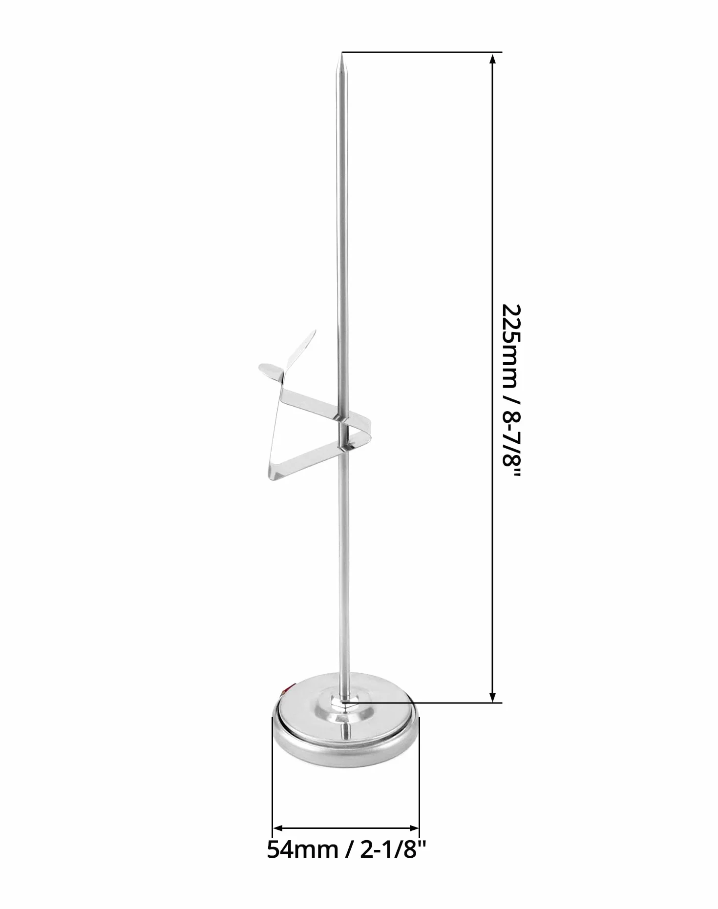 QWORK Thermomètre à friture acier inoxydable 304 290°C/550°F sonde 23 cm