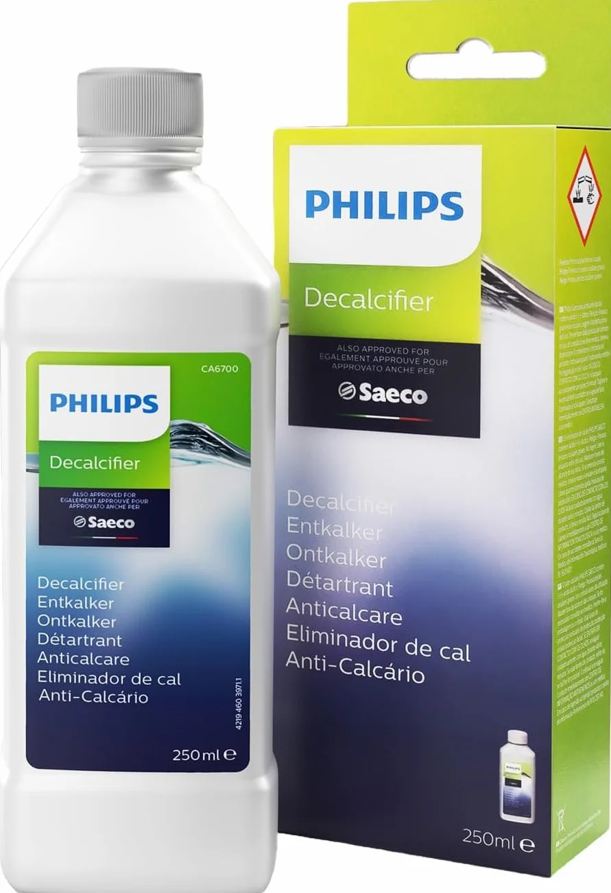 Sillar Kit Entretien Machines à Café Philips Saeco Détartrant 250 ml Dégraissant CA6704/10 Graisse HD5061 2 Filtres CA6903 Brosse
