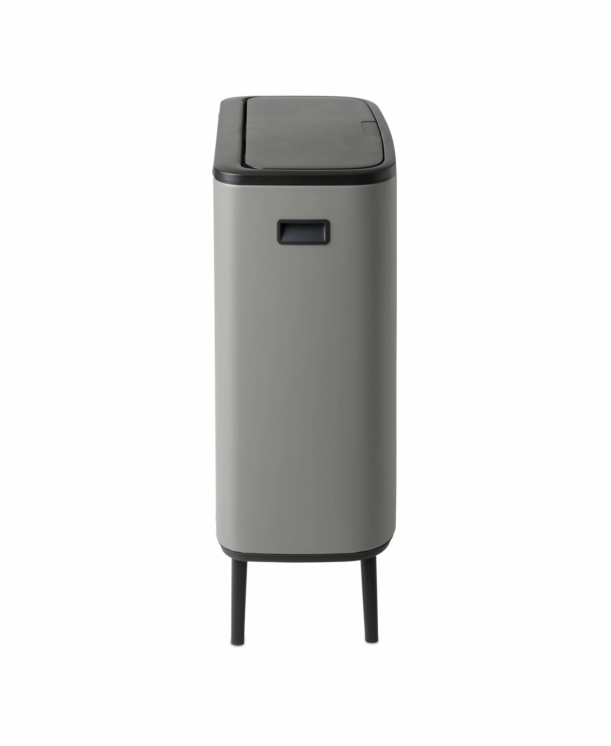Brabantia Poubelle Bo Touch Bin Hi 2x30L Mineral Concrete Grey