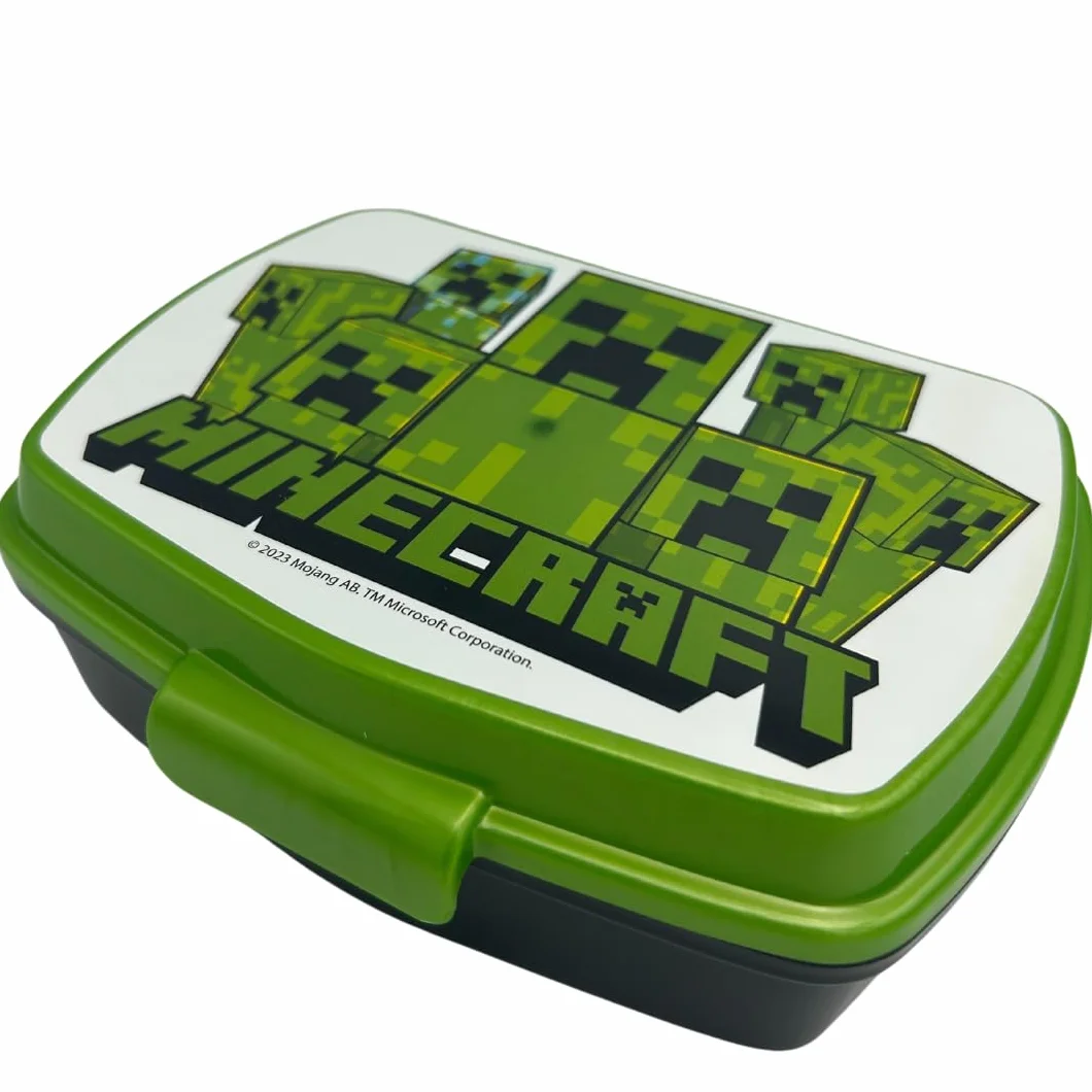 Minecraft Lunchbox Porte-Goûter Scolaire Enfants 18x5x13 cm