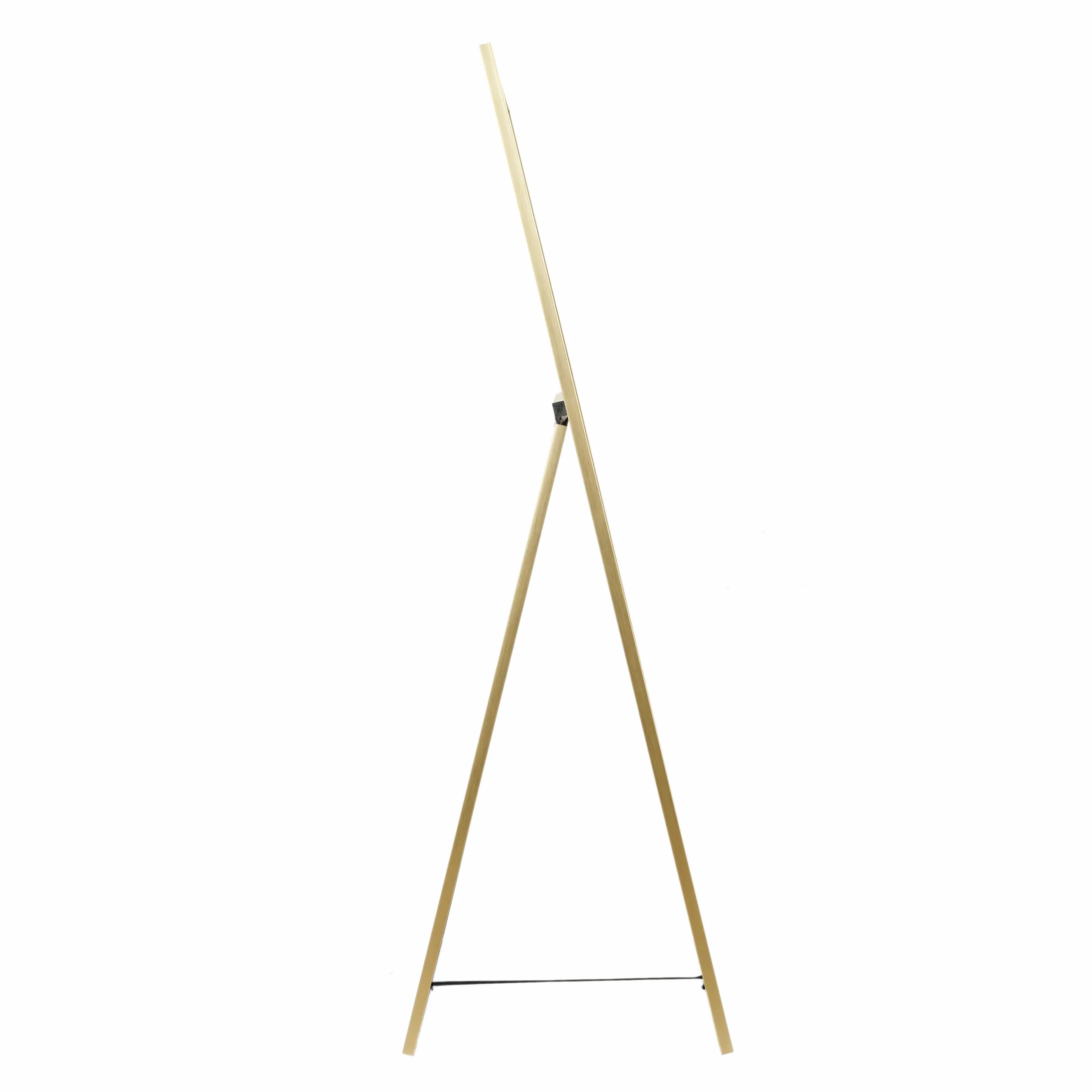 Miroir sur Pied Doré 124 cm, Design Raffiné pour Salon, Chambre ou Bureau