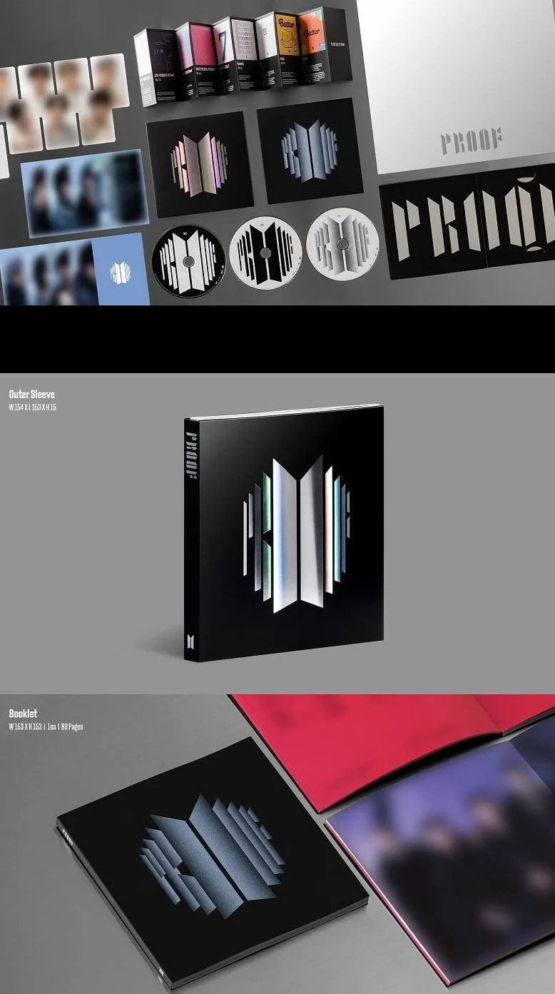 BTS PROOF COMPACT EDITION Anthology Album 3 CDs Photocard Poster