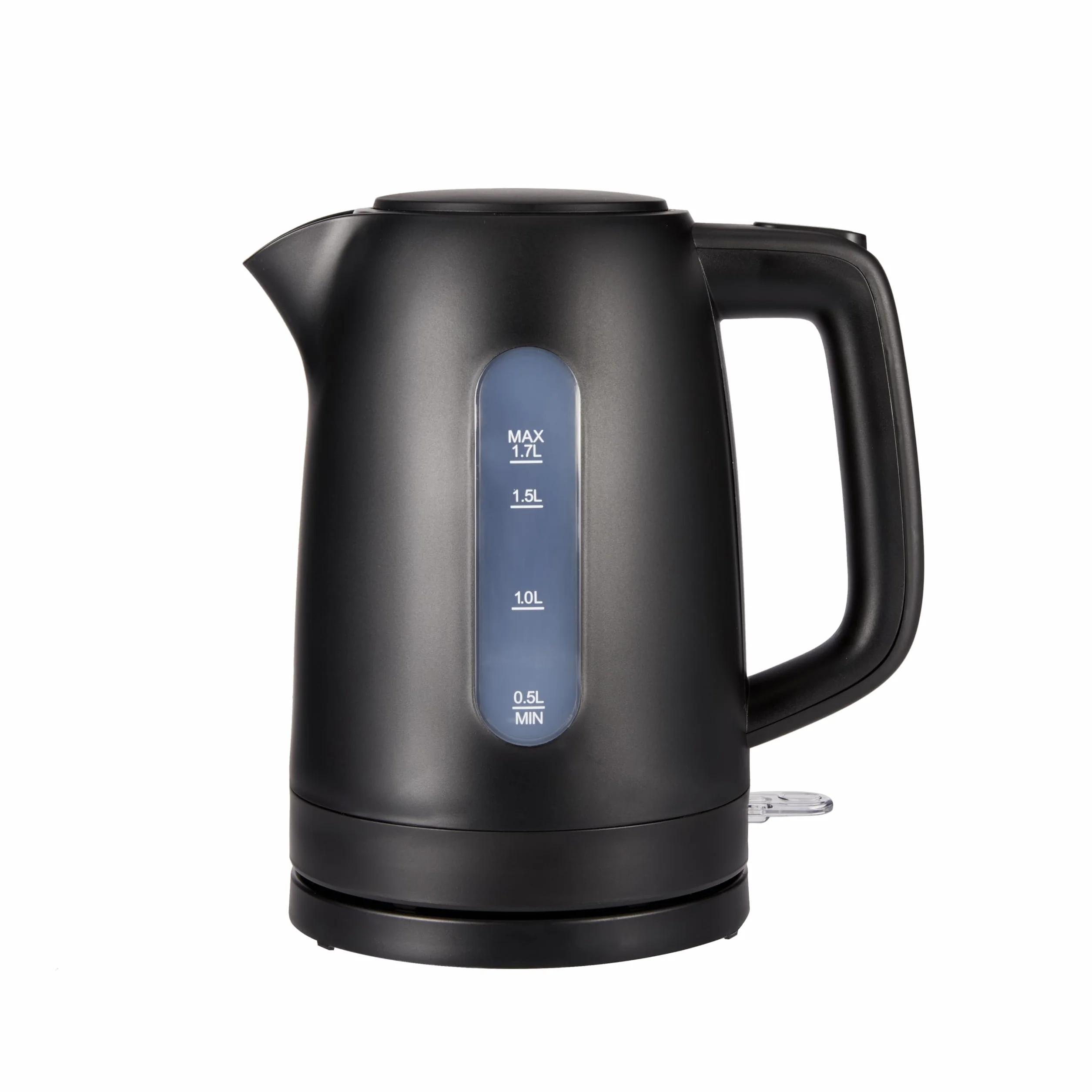 Amazon Basics Bouilloire Électrique 1,7L 2200W Sans BPA Base 360° Noir Mat