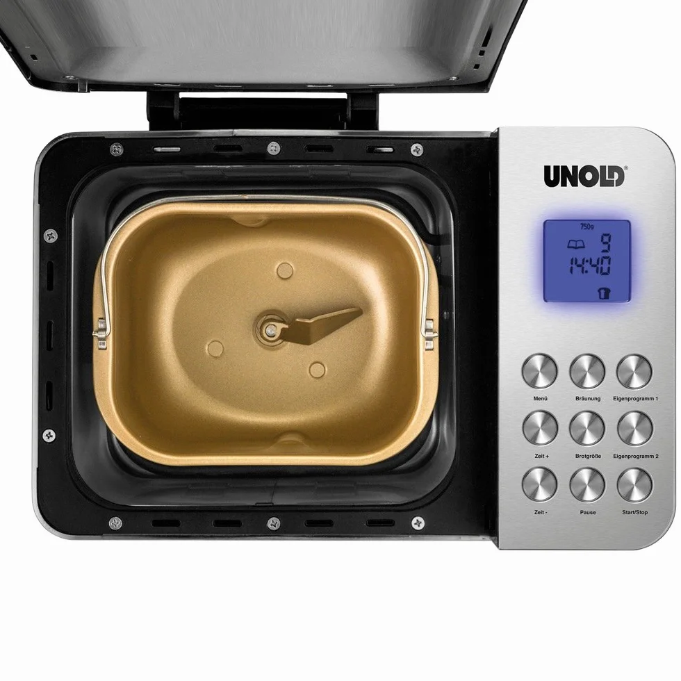 Machine à pain UNOLD Backmeister Edel 550 W 750-1000 g céramique argent
