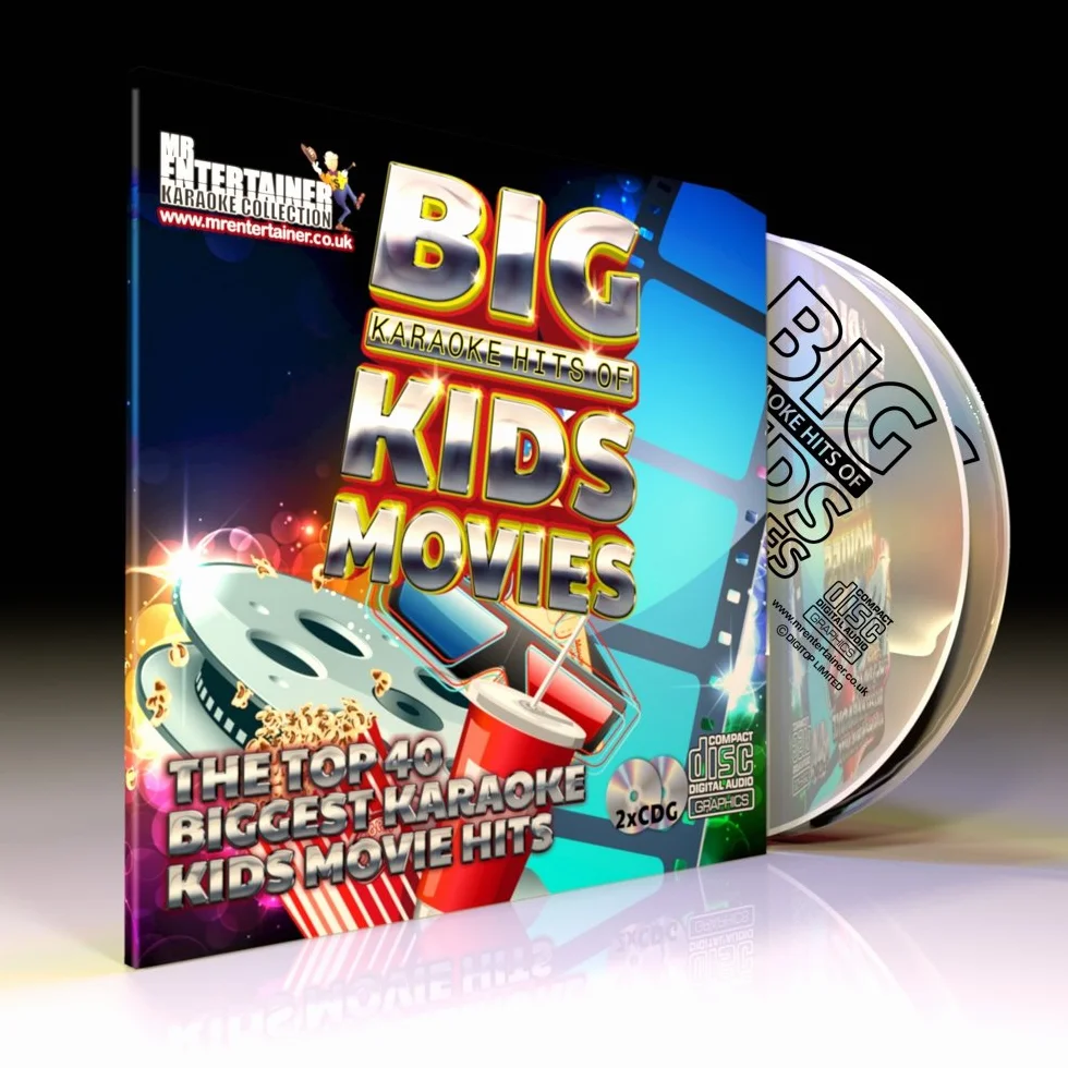 Mr Entertainer Big Hits of Kids Movies Double G Pack 40 Top Songs Chantez les chansons de Disney et plus de films pour enfants