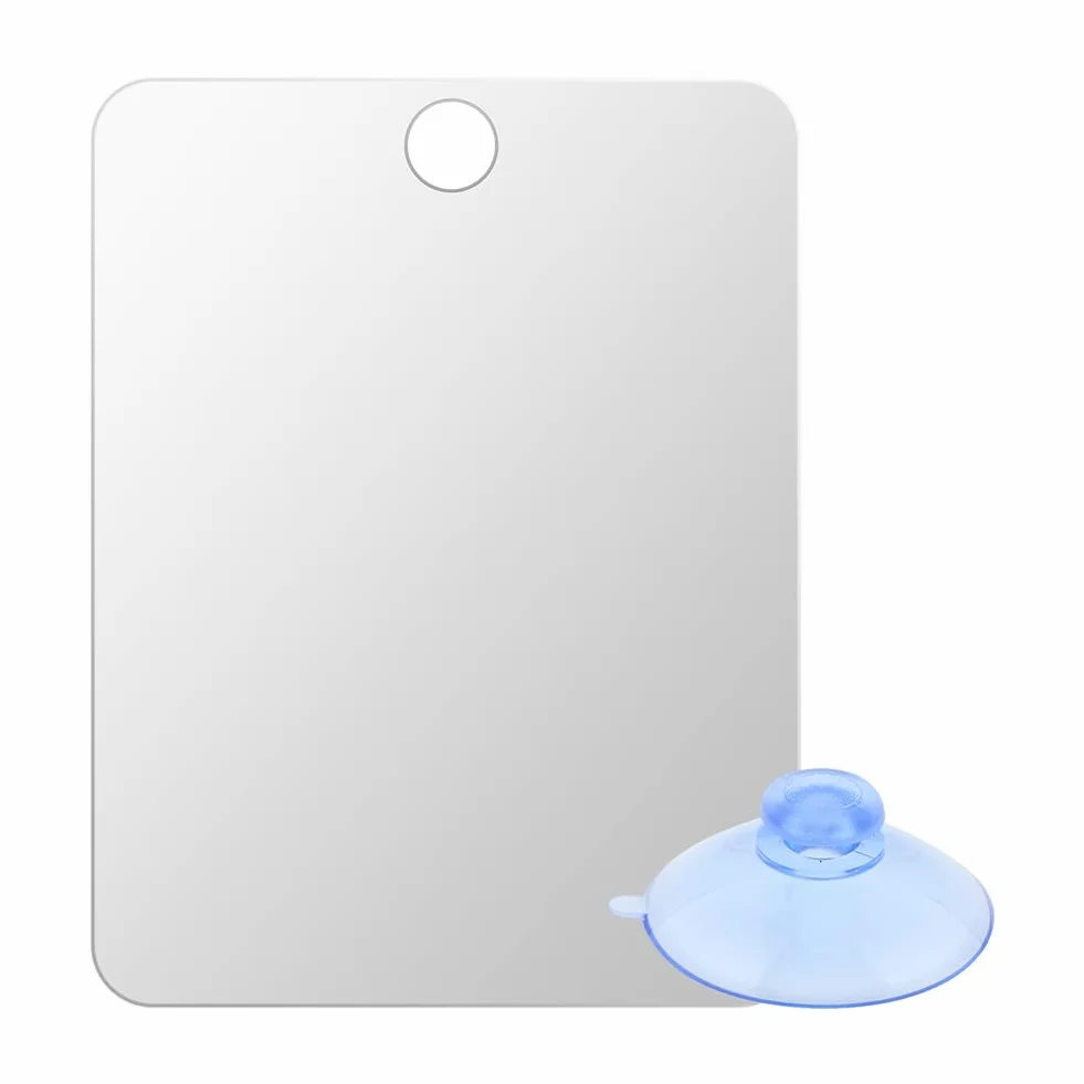 Miroir de douche antibuée portable pour rasage et maquillage de voyage