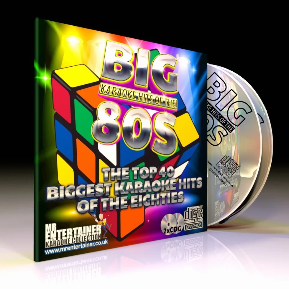 Mr Entertainer Big Hits of The 80's Double Pack 40 Classic Songs Karaoké