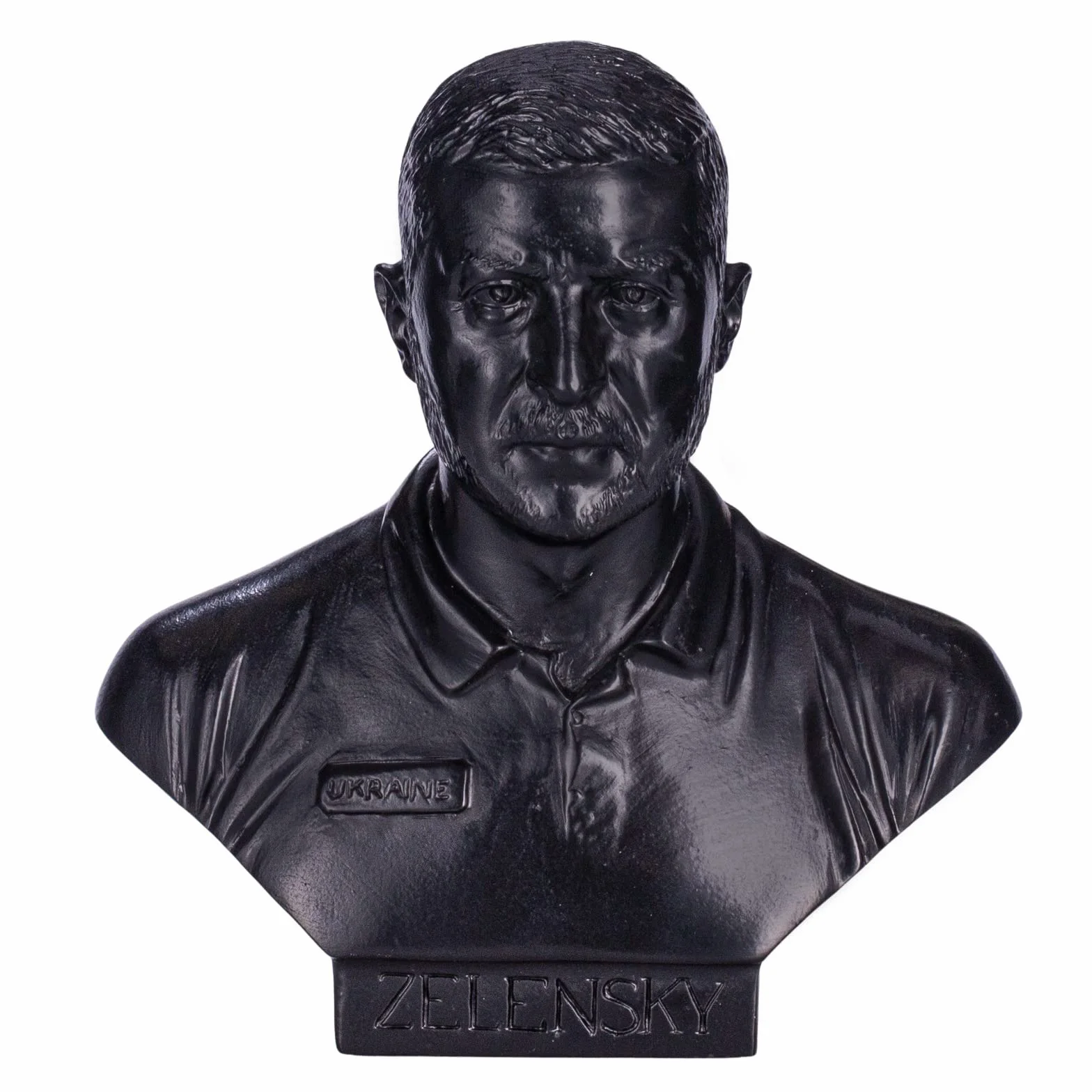 Buste en Pierre du président Volodymyr Zelensky 15 cm