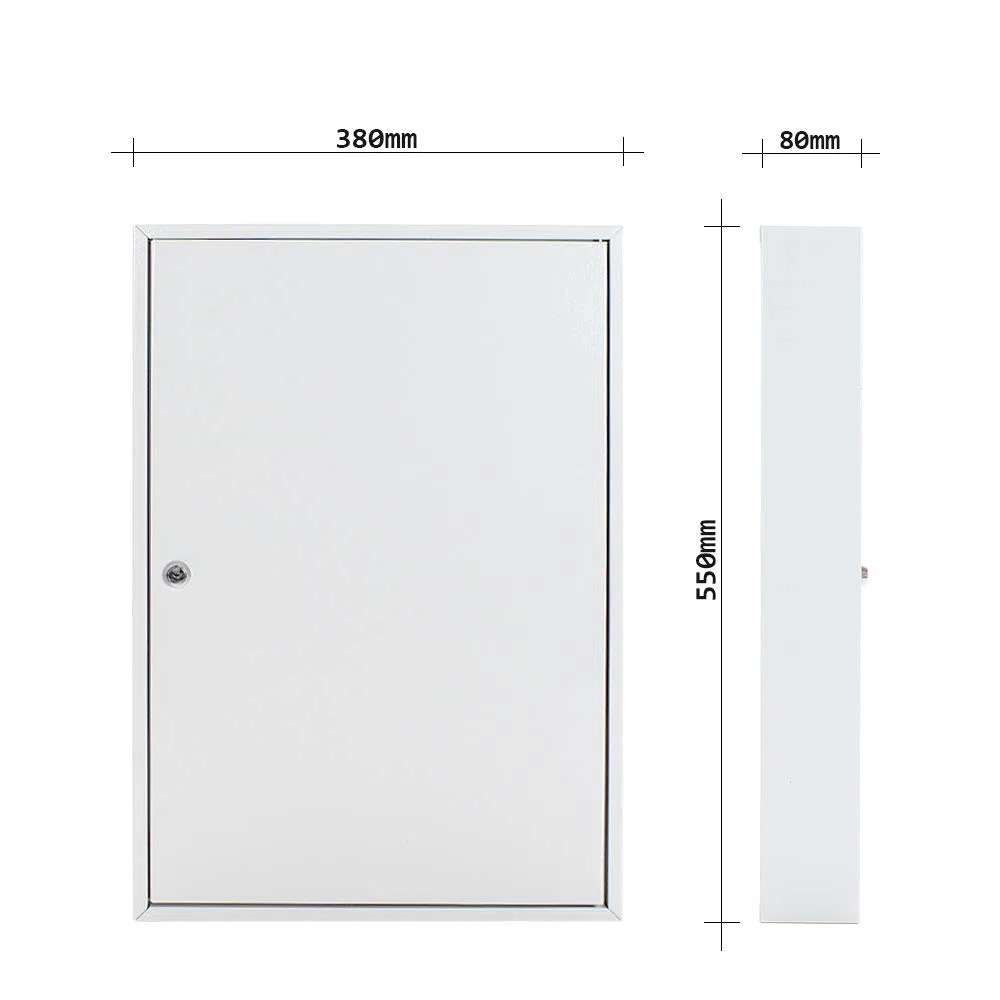 Rottner 1508 S100 Armoire à clés avec Crochets réglables pour 100 clés Gris Clair