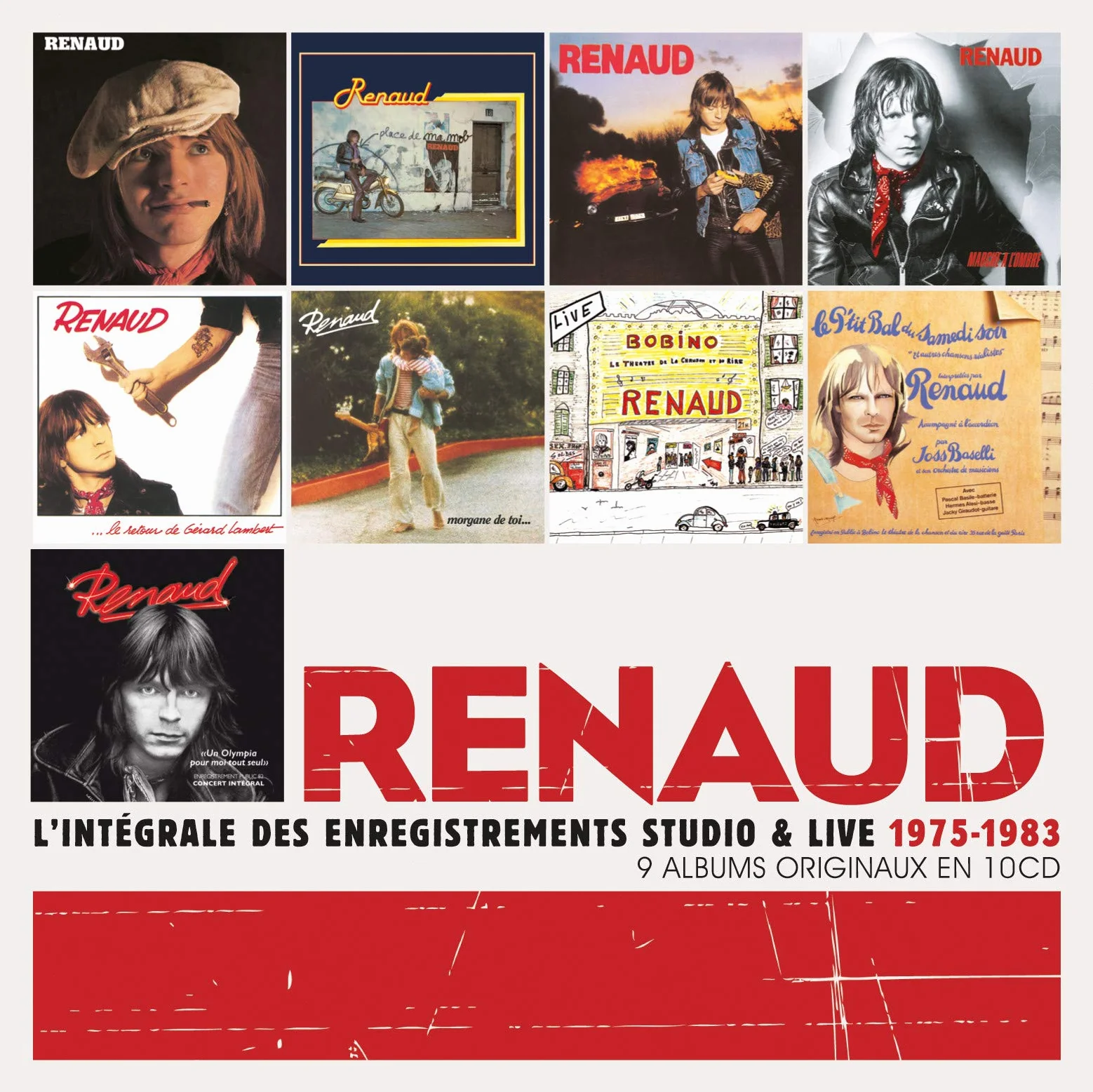 L'Intégrale Des Enregistrements Studio & Live 1975 - 1983 Coffret 10 CD