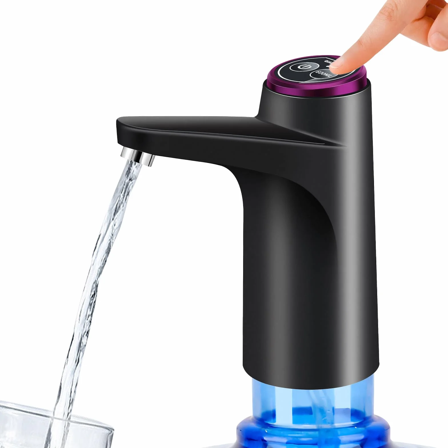 Pompe à eau potable USB 5L automatique pour cuisine bureau camping