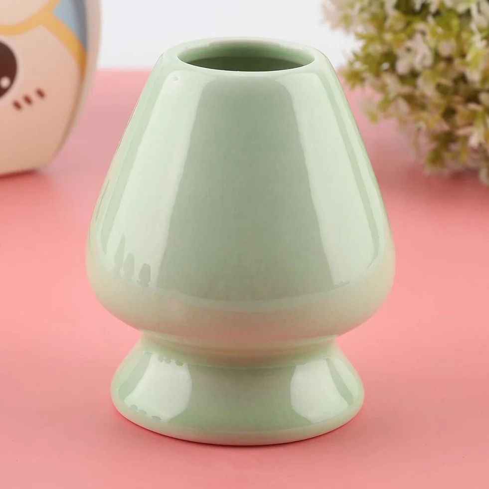Porte-Fouet Matcha en Céramique Japonais Traditionnel, Kit de Matcha Fait à la Main