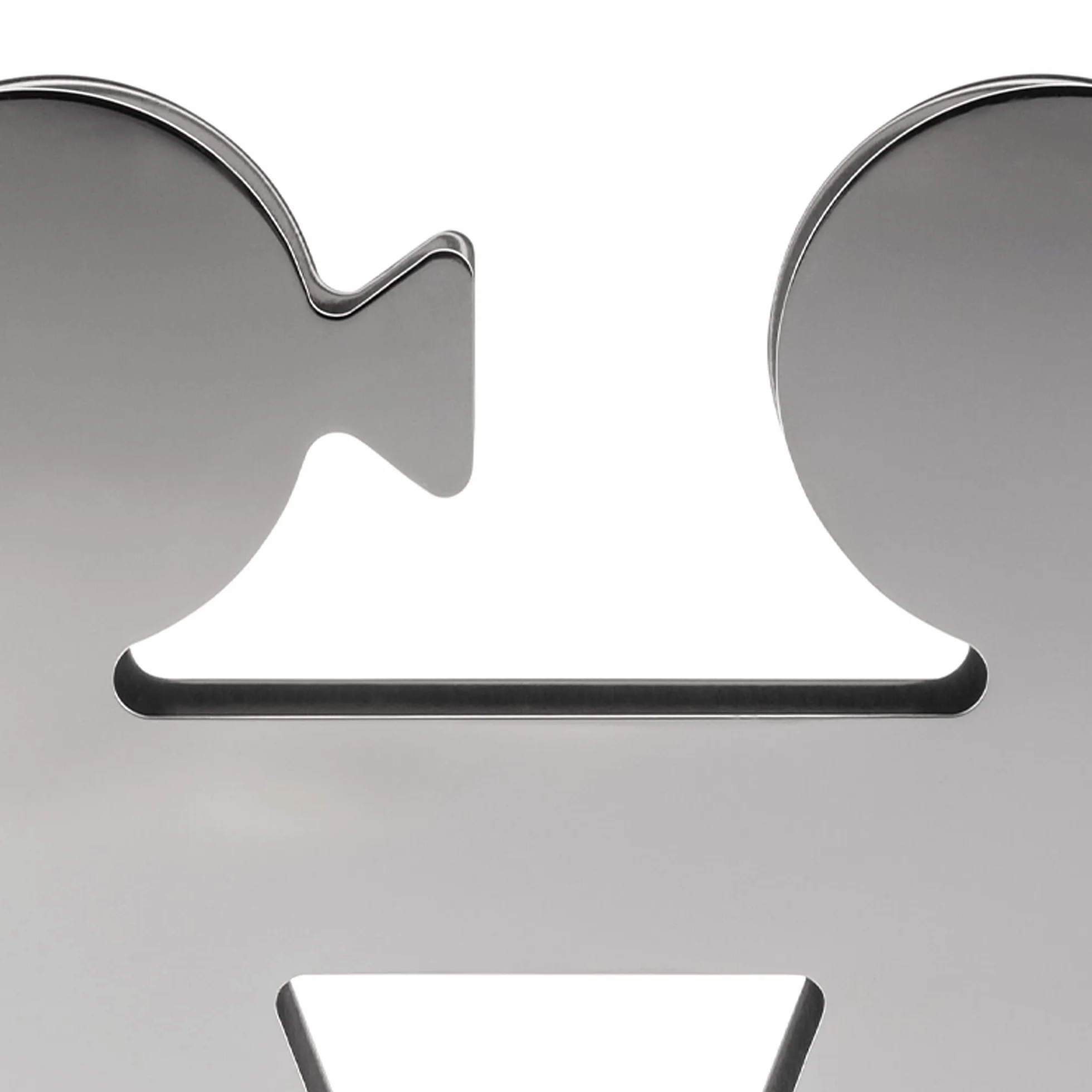 A di Alessi AKK40 Girotondo Porte-enveloppes Acier Inoxydable 18/10 Brillant